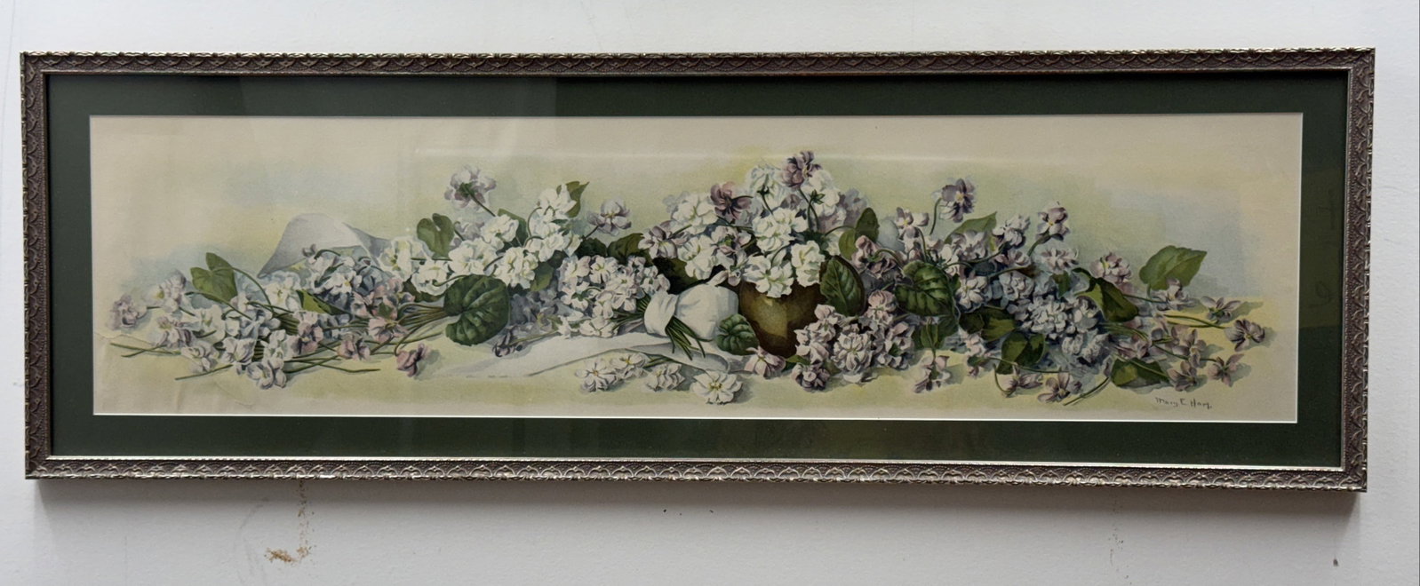 Mary E. Hart Violets Watercolor (1 of 7)