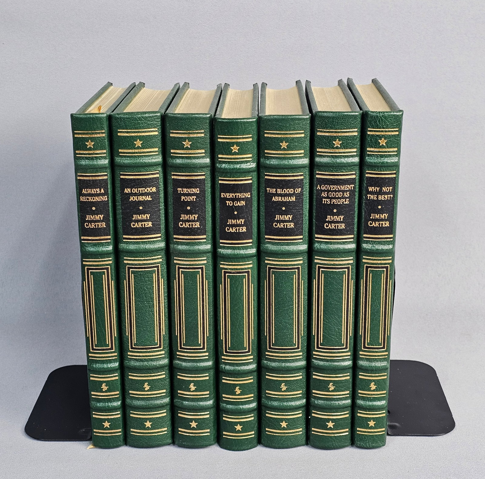 Signed Carter Easton Press Collector's Edition Set: *Only one book in this set is signed* Always a Reckoning is a limited edition, numbered 471 of 3,000, and is hand-signed by the author in blue ink on a dedicated limitation page. This set of volumes