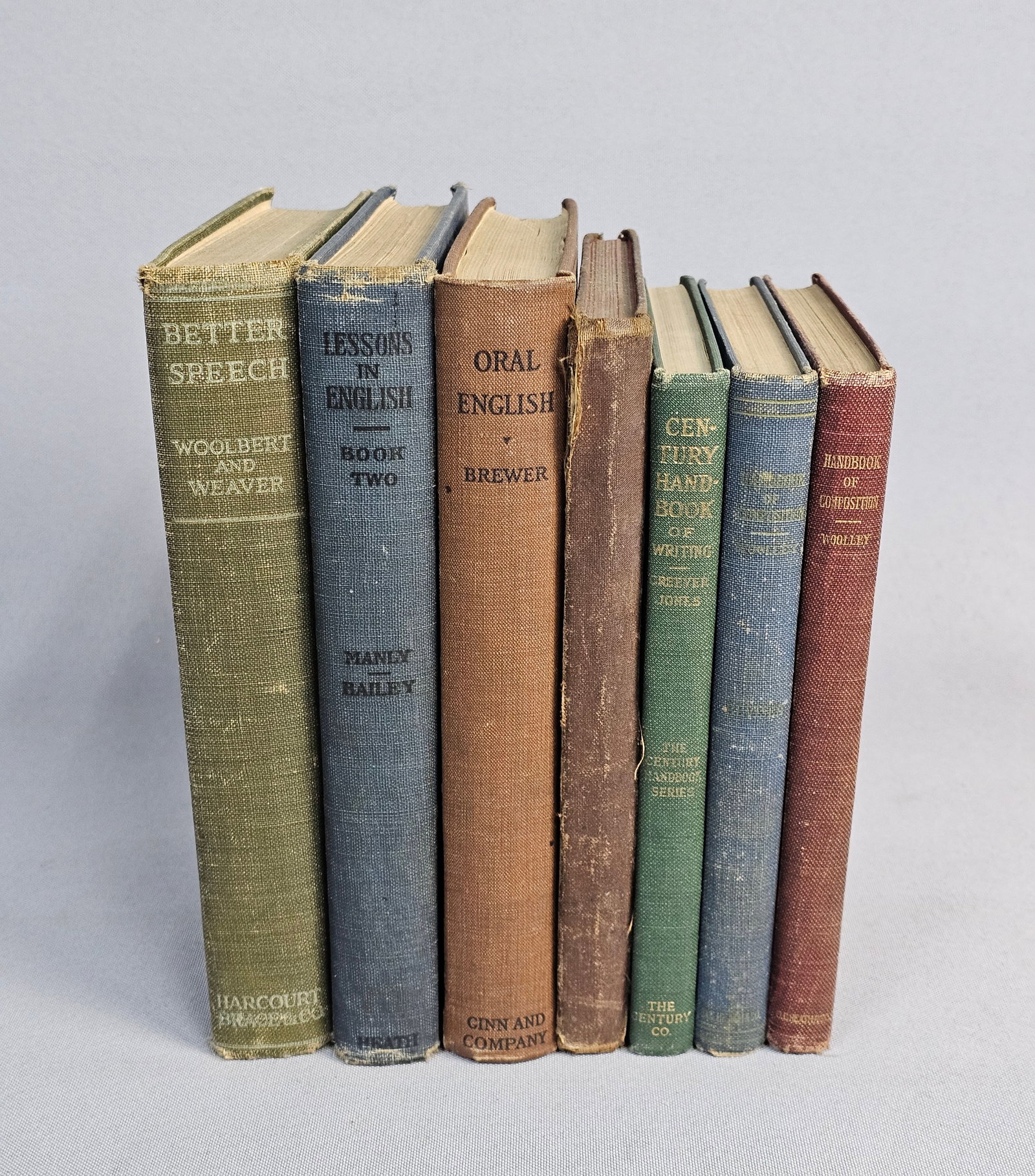 Collection of Seven Vintage English Textbooks (1 of 11)