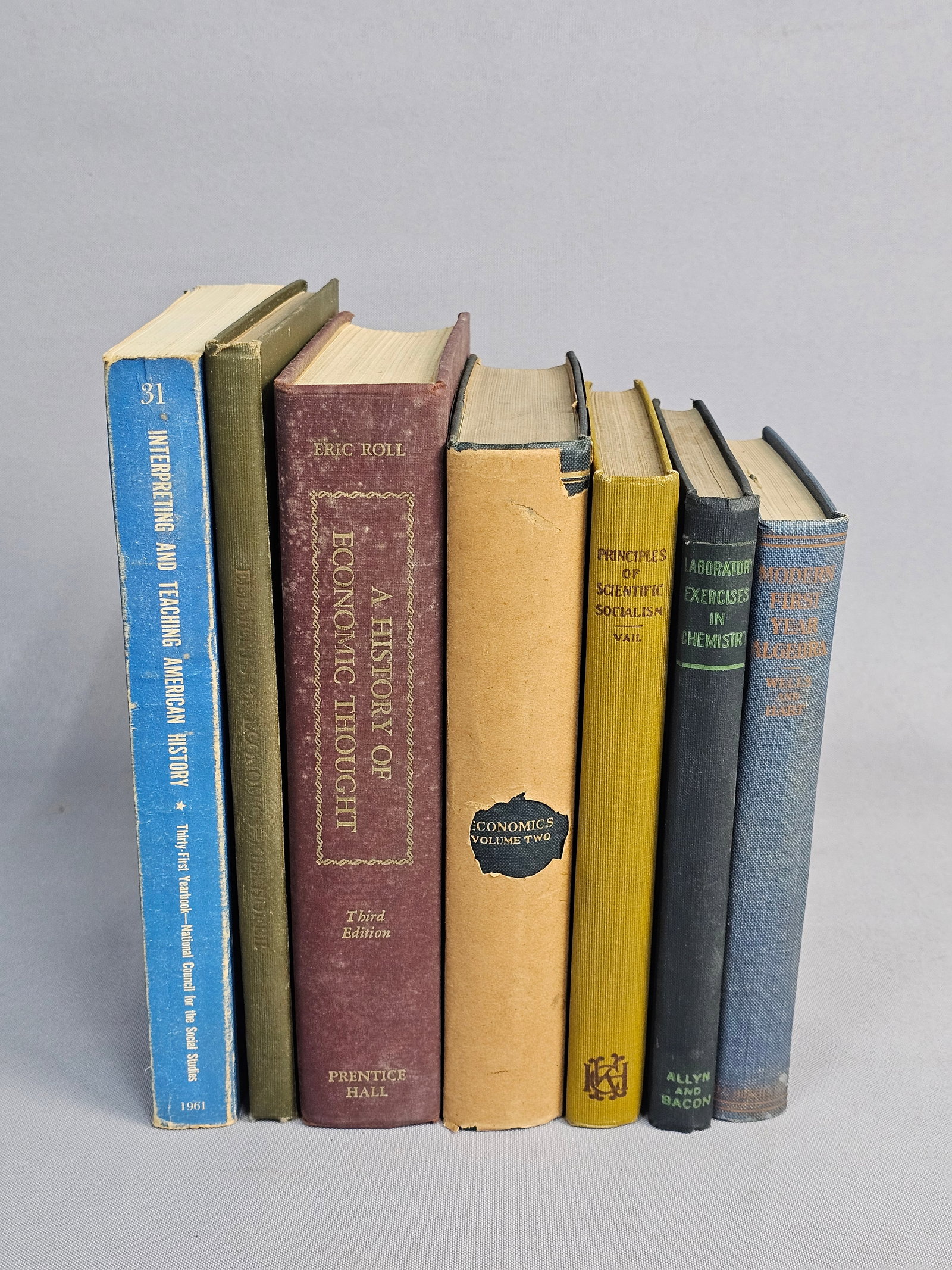 Seven Antique and Vintage Academic Books (1 of 16)