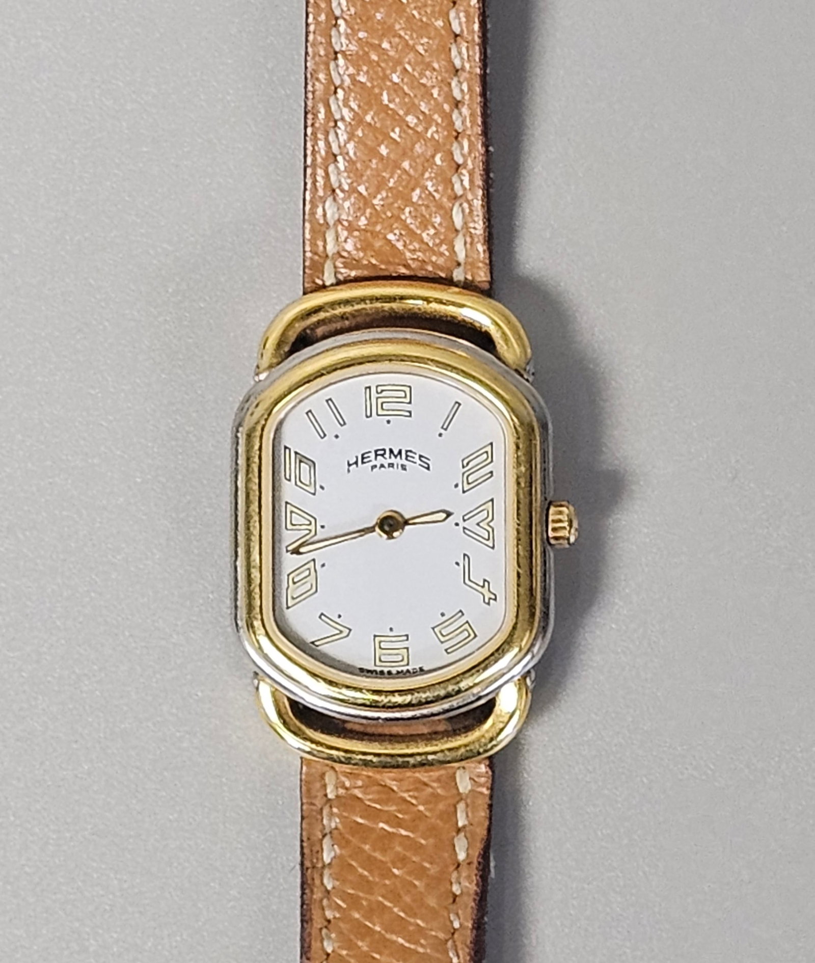 Hermes Rallye Two-Tone Ladies Wristwatch (1 of 11)