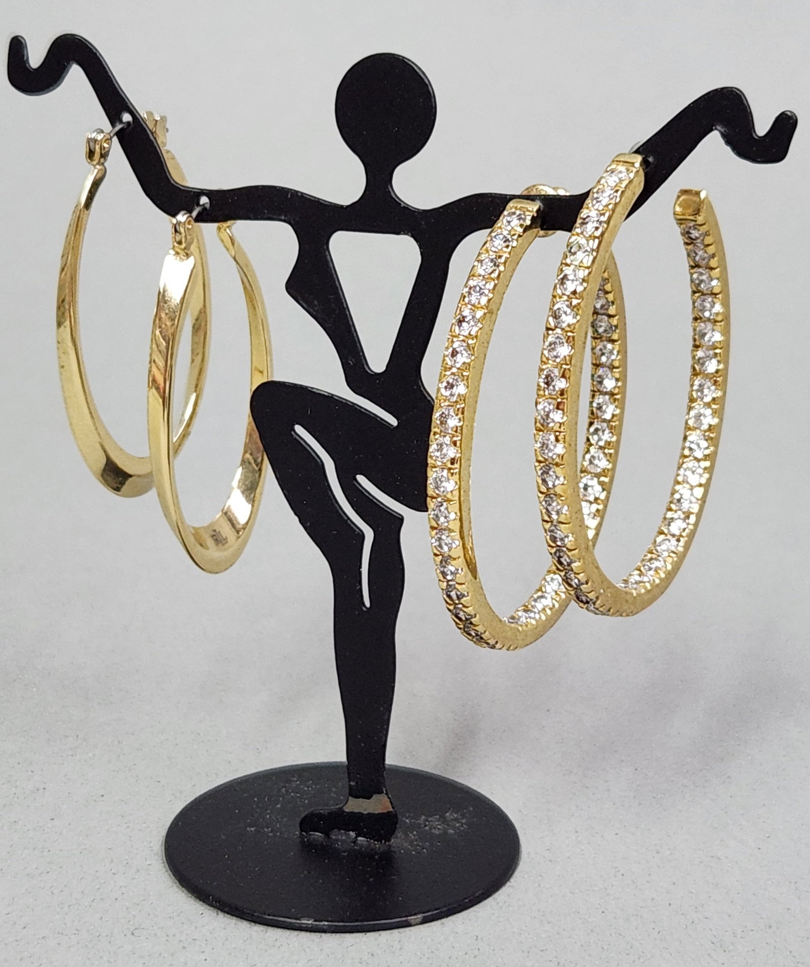 Gold-Tone Hoop Earrings (1 of 6)