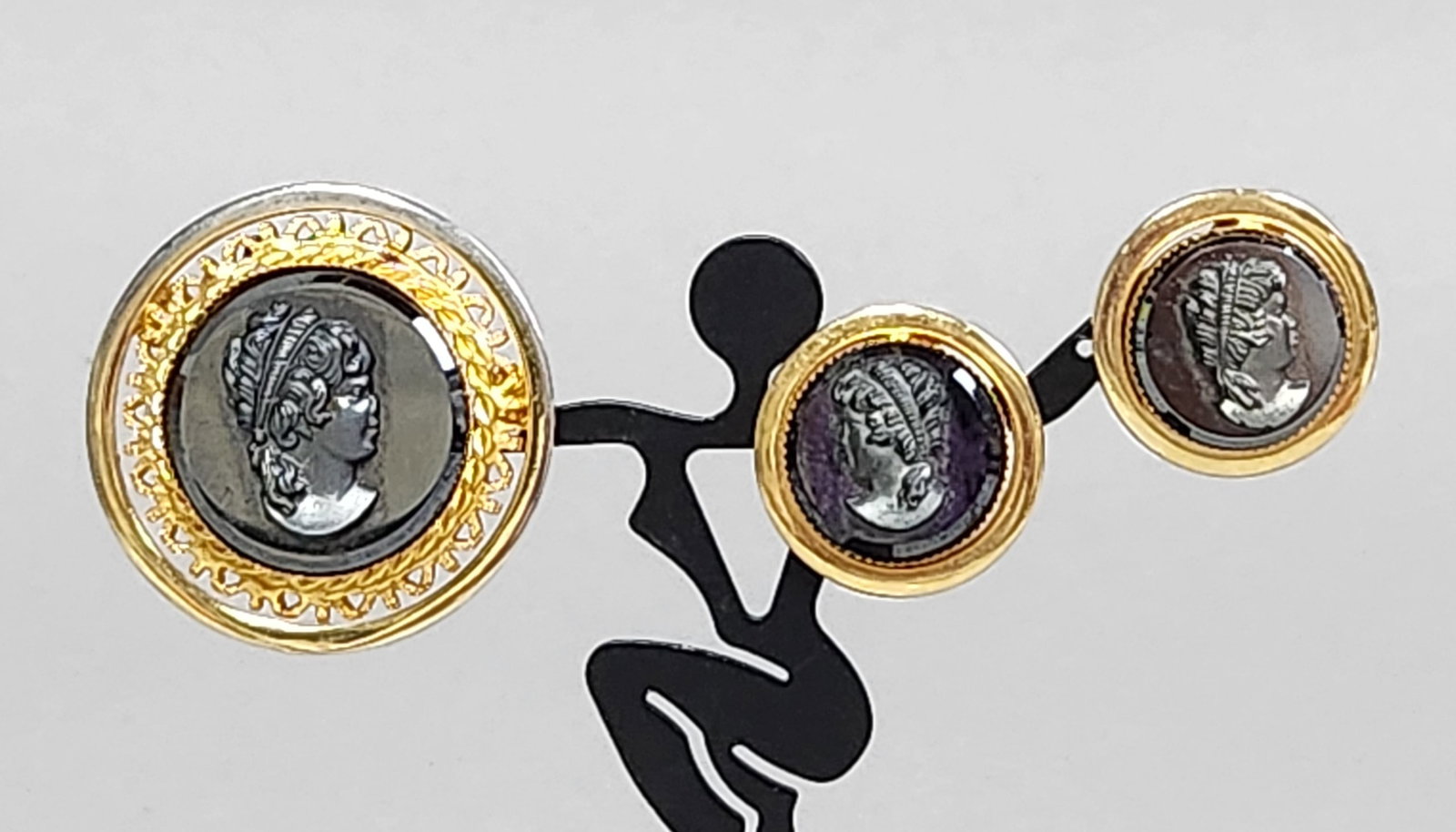 Glass Intaglio Jewelry Set (1 of 5)