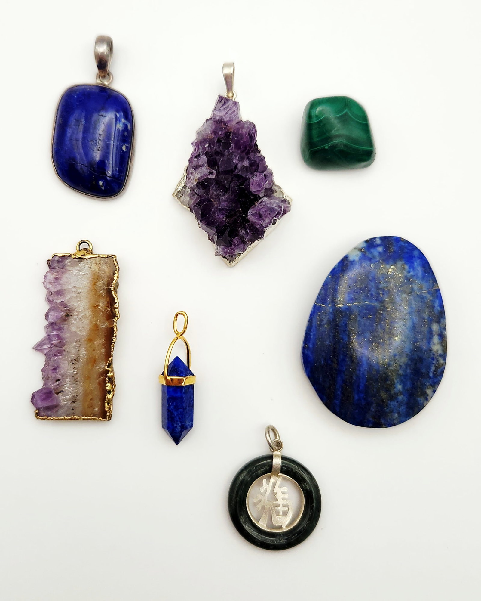 Mulit-Gemstone Pendant Collection (1 of 12)