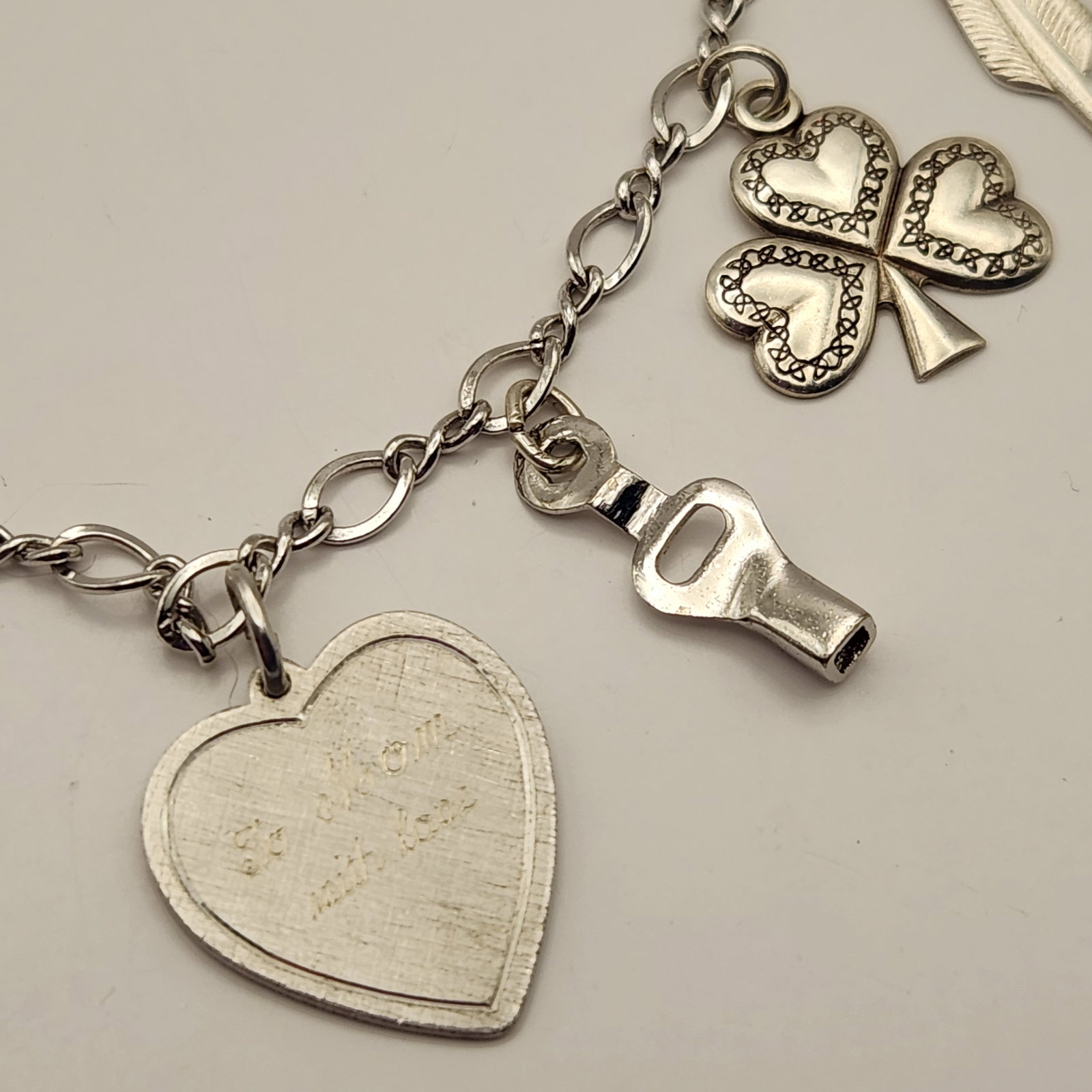 Silver Charm Bracelet Collection - 8