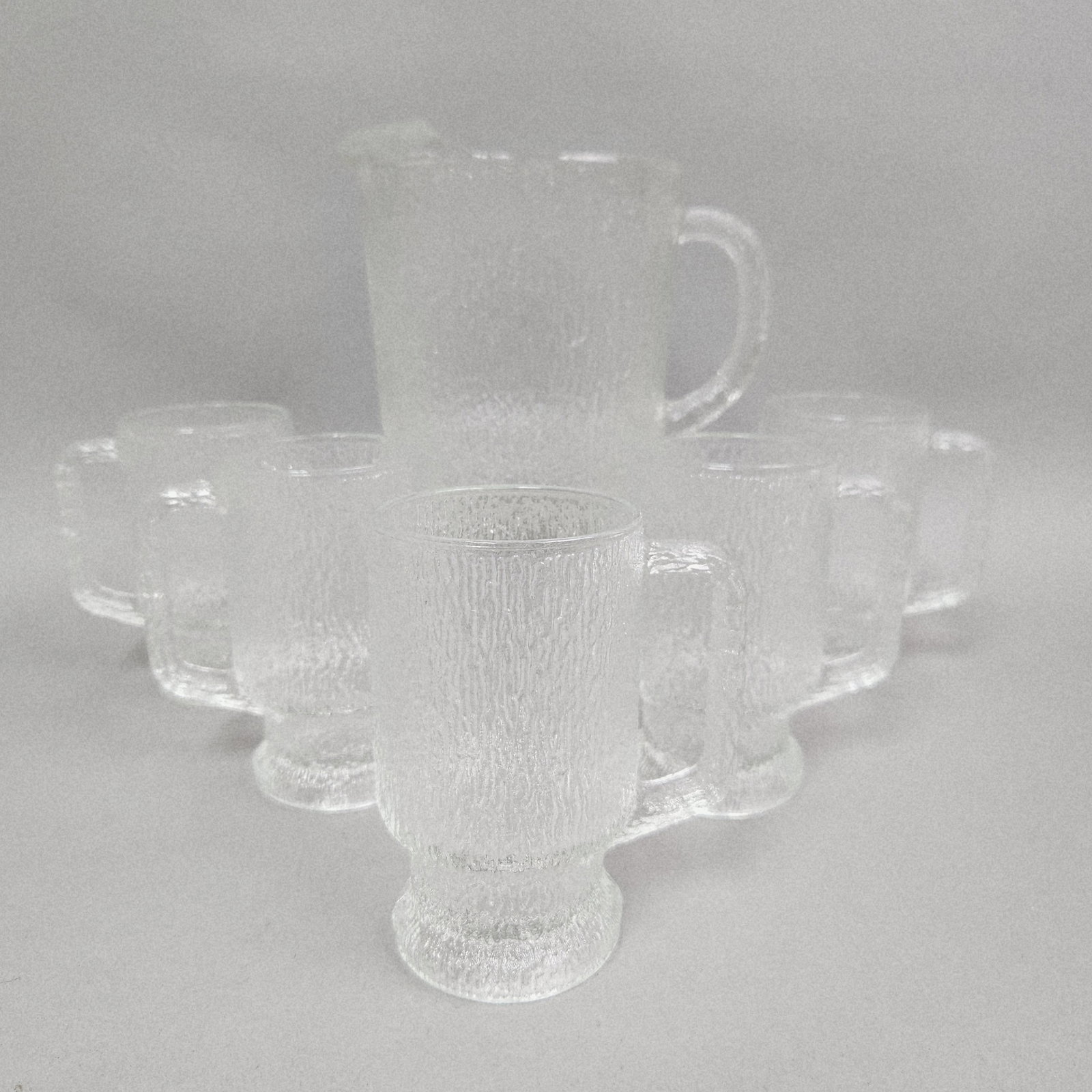 Indiana Glass Crystal Ice Beverage Set (1 of 6)