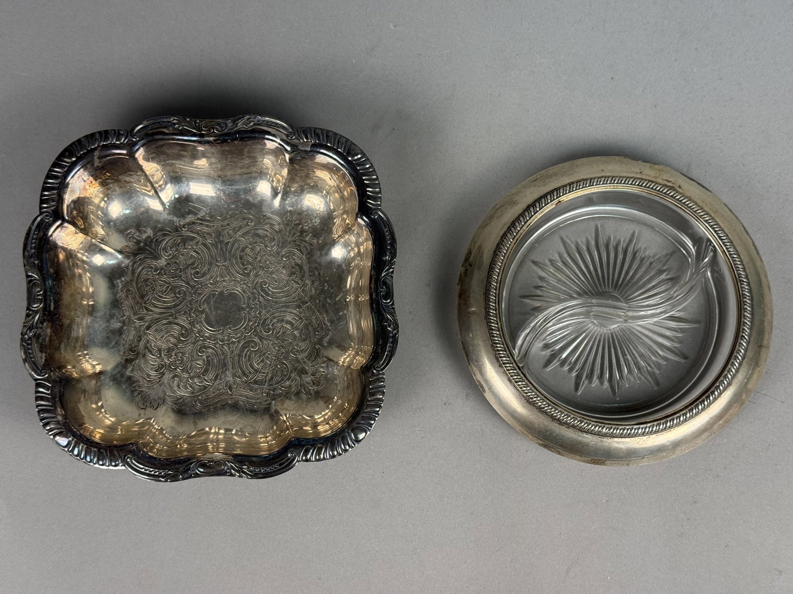 An Assortment of Four Silver Items (1 of 8)