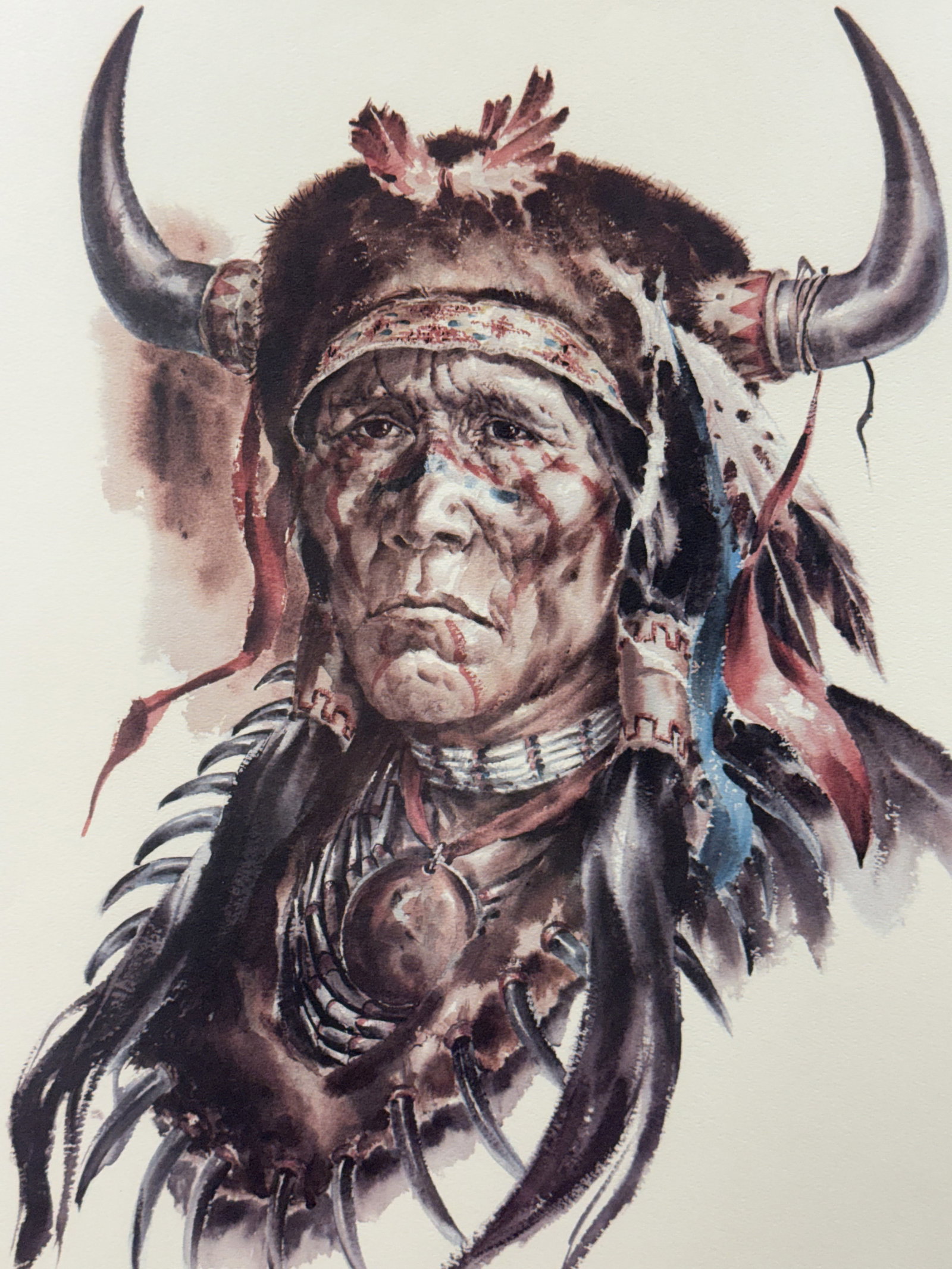 Lyle Tayson Signed Native American Lithograph - 4