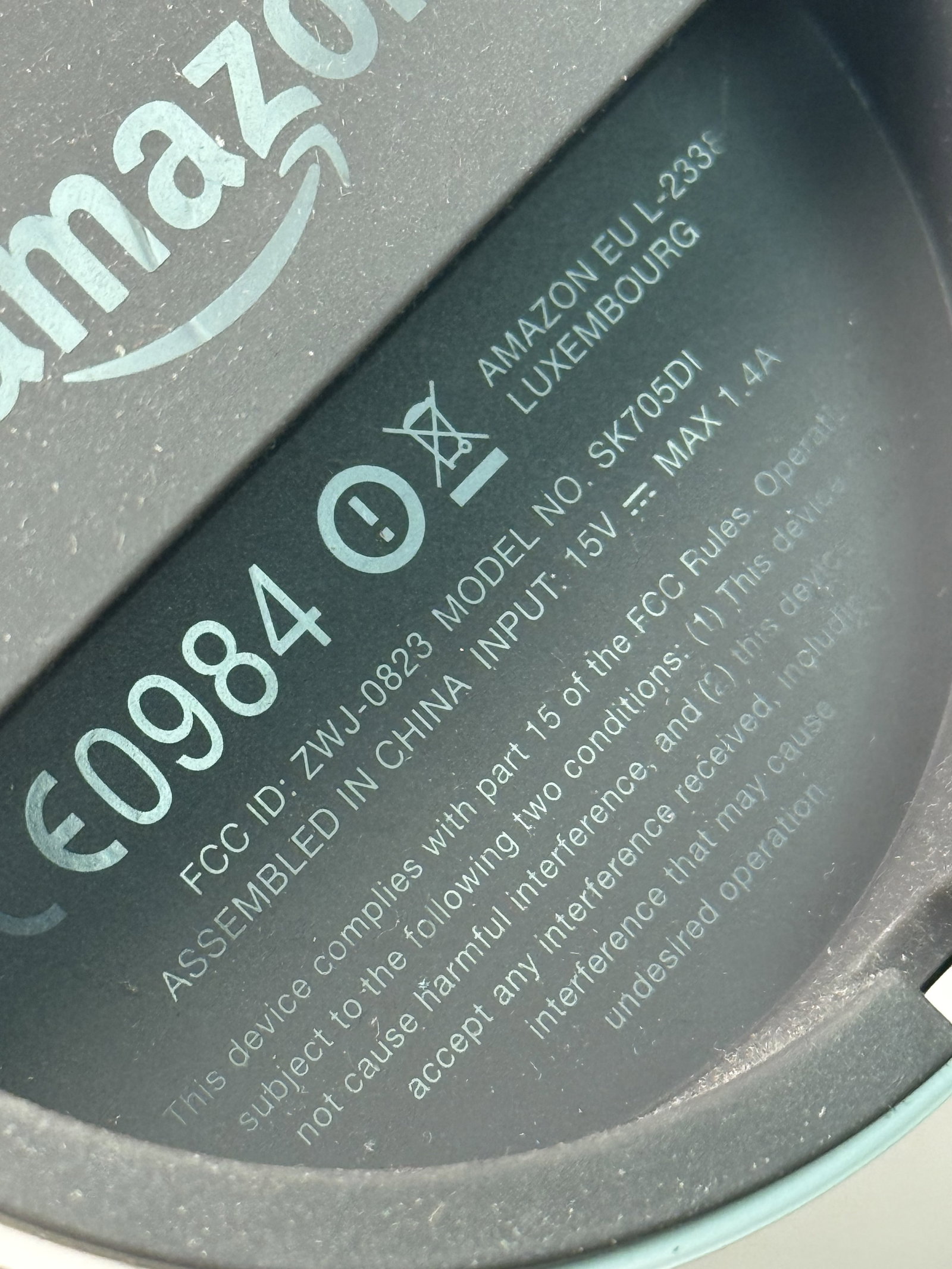 Amazon Echo 1st Generation Smart Speaker - 3
