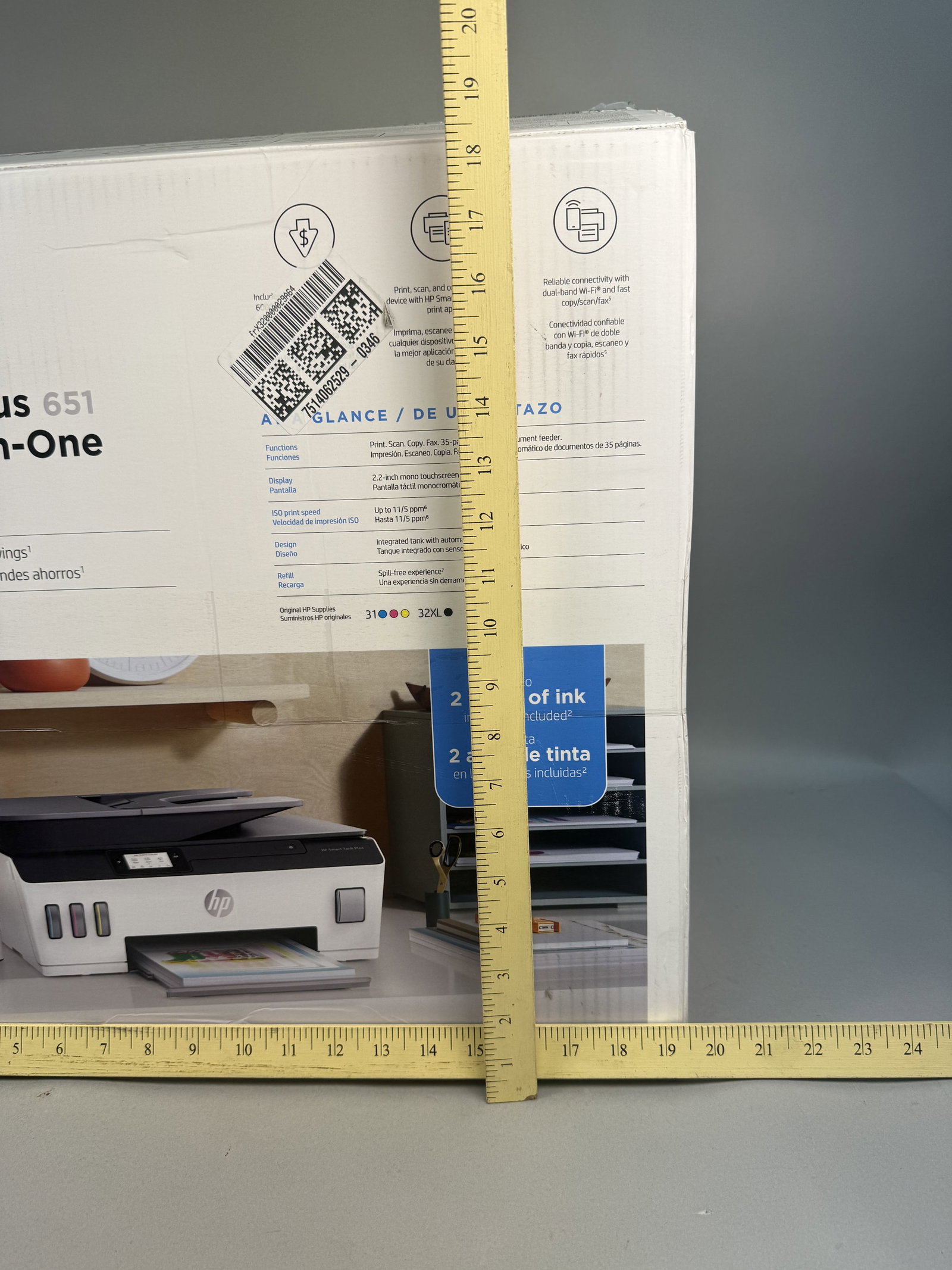 HP Smart Tank Plus 651 Wireless Printer - 11
