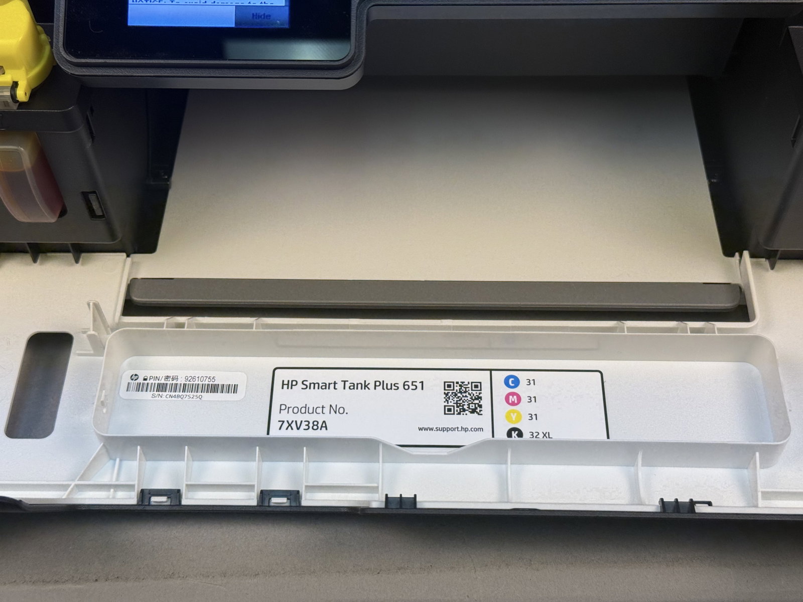 HP Smart Tank Plus 651 Wireless Printer - 7