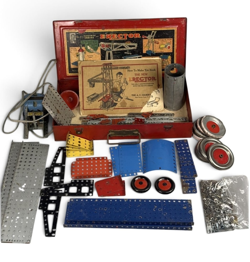 A.C. Gilbert Erector No. 6 1/2 Set (1 of 13)