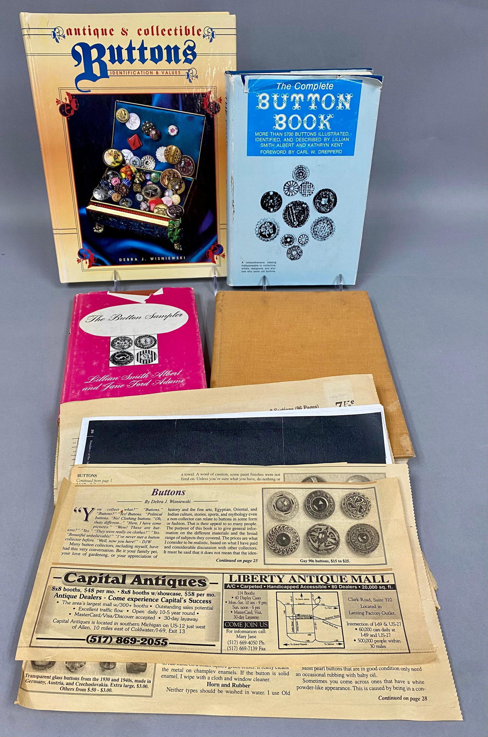 A Collection of Button Reference Books (1 of 8)