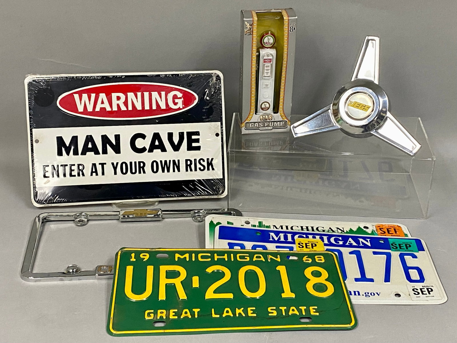 Automobilia and Michigan License Plate Grouping (1 of 5)