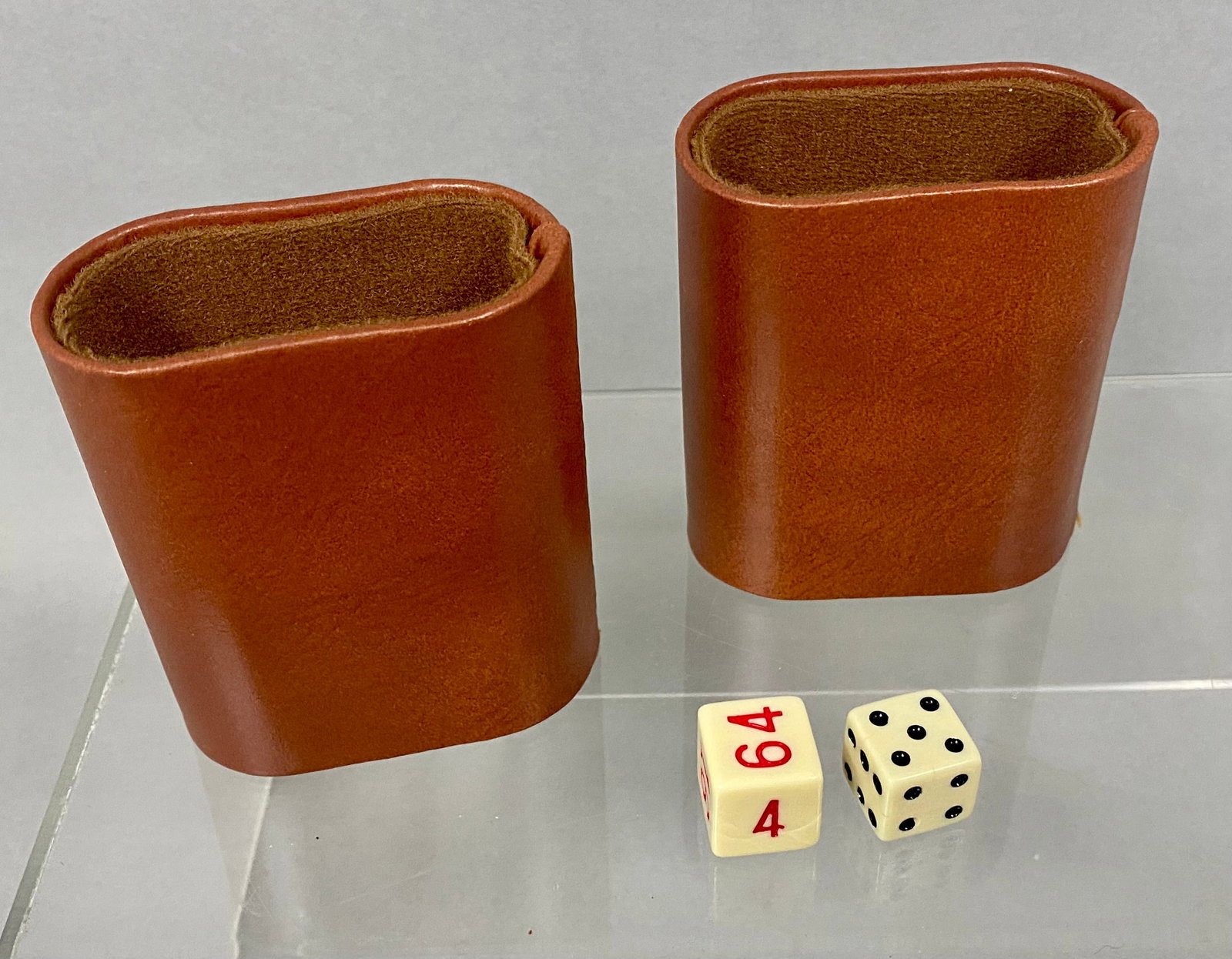 Faux Leather Briefcase Backgammon Set - 2