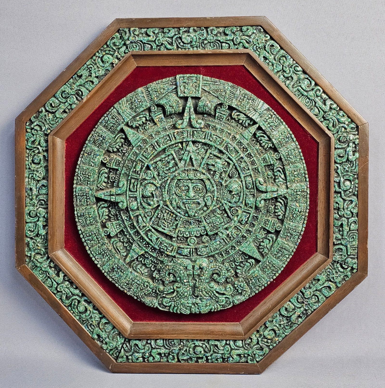 Large Aztec Sun Mosaic Wall Plaque (1 of 8)