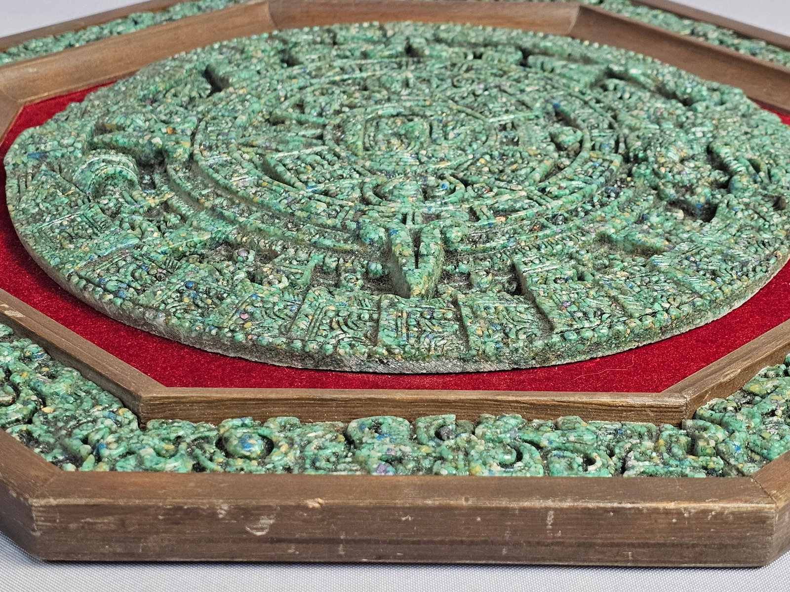 Large Aztec Sun Mosaic Wall Plaque - 7