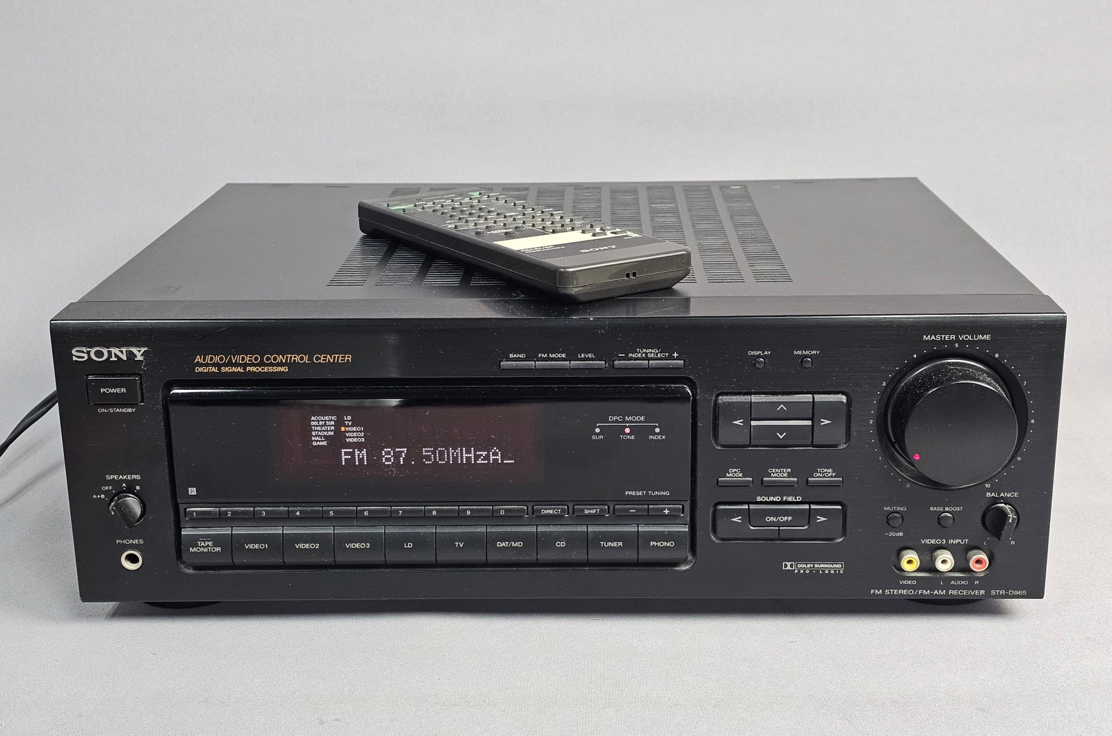 Sony STR-D965 Stereo Receiver with Remote (1 of 9)
