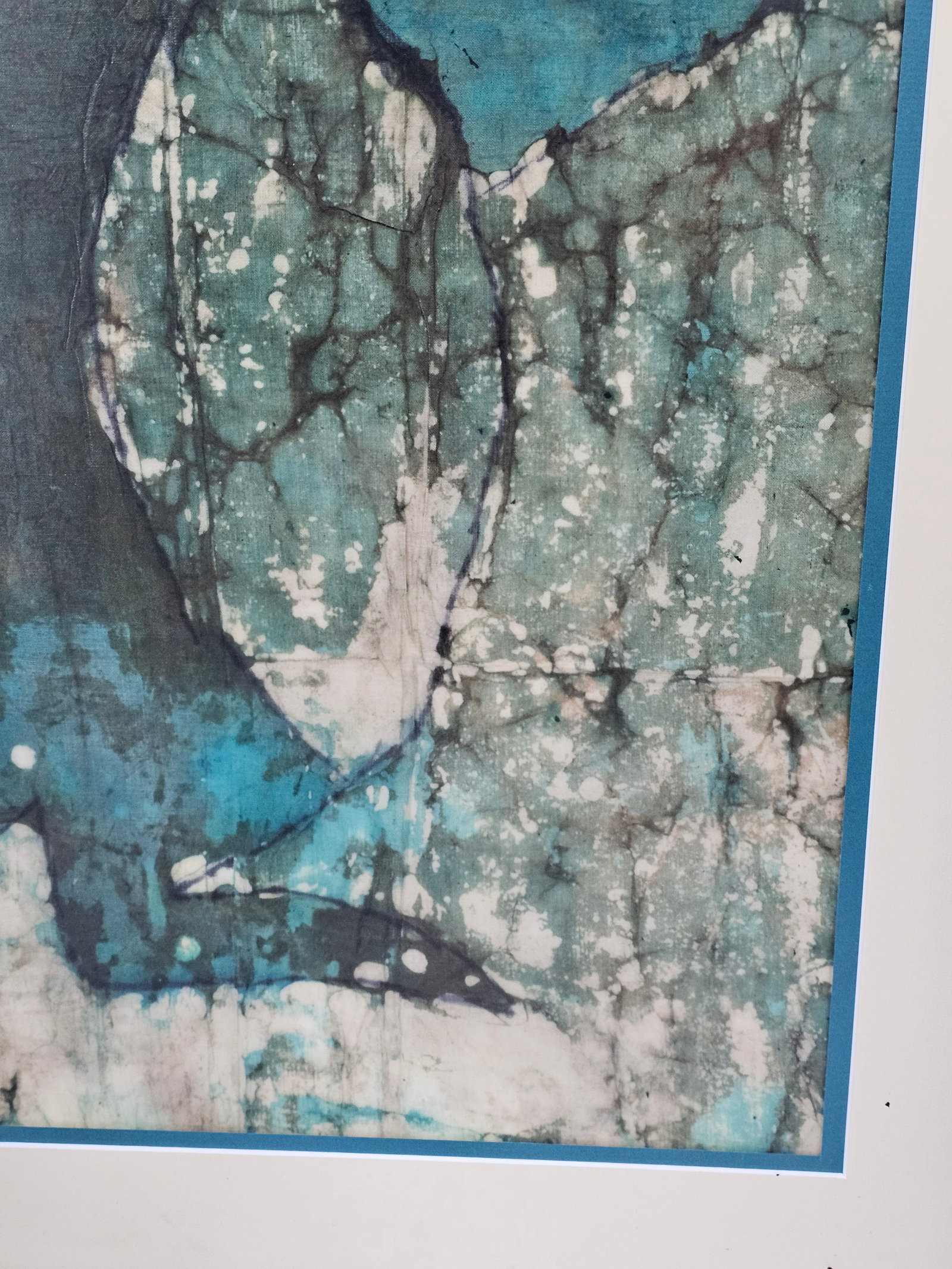 Abstract Penguin Batik Textile Artwork - 4