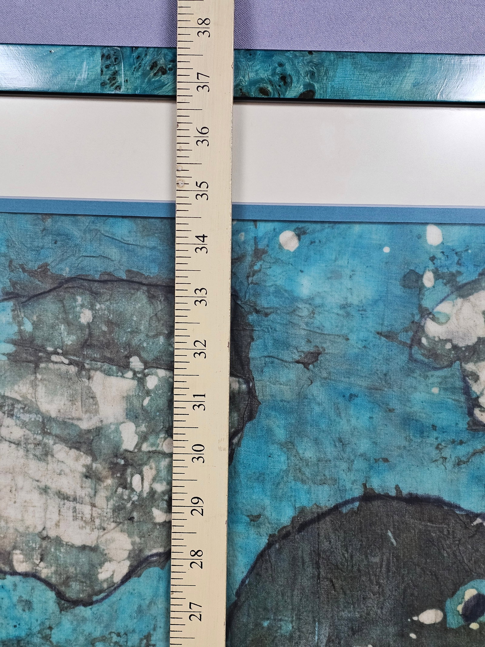 Abstract Penguin Batik Textile Artwork - 8