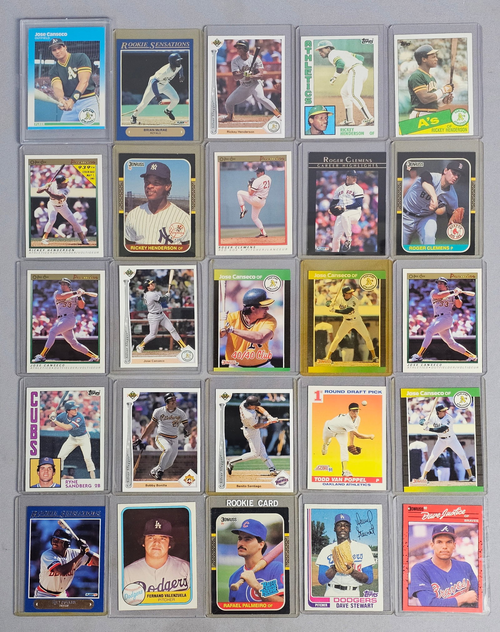 Collection of 25 Baseball Trading Cards (1 of 4)