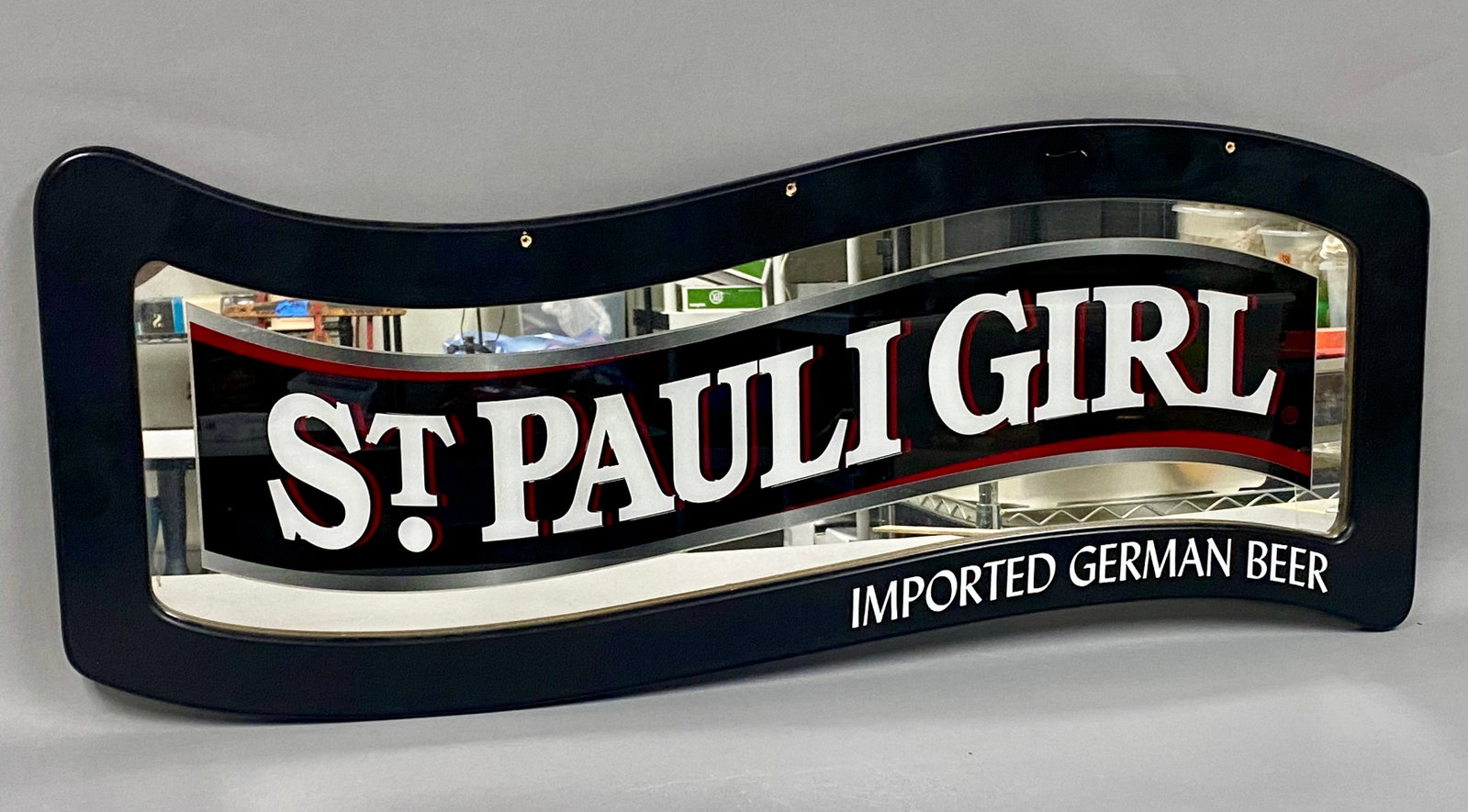 St. Pauli Girl Beer Bar Mirror (1 of 4)