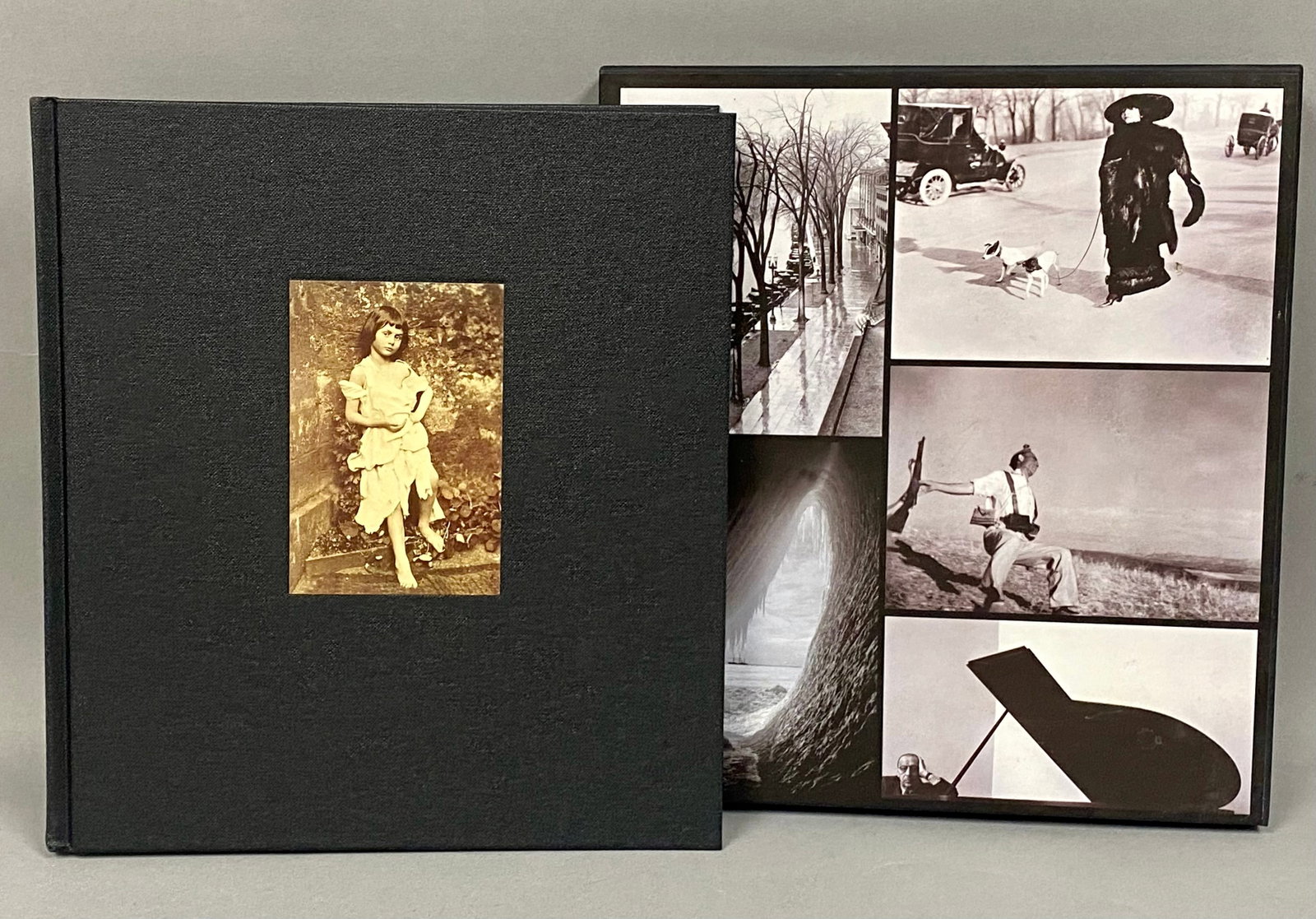 Folio Society 100 Greatest Photographs: This 2006 Folio Society volume, edited by Mark Haworth-Booth, presents a chronological survey of the history of the medium through one hundred seminal images. The large quarto is bound in black cloth 