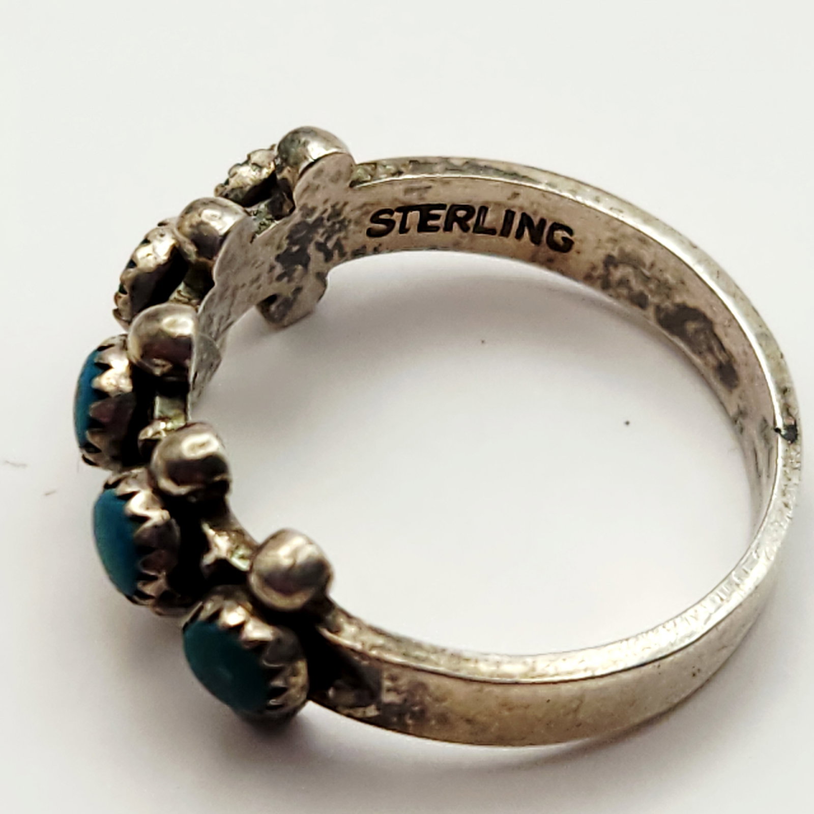 Turquoise Sterling Ring 2.9 Grams - 3