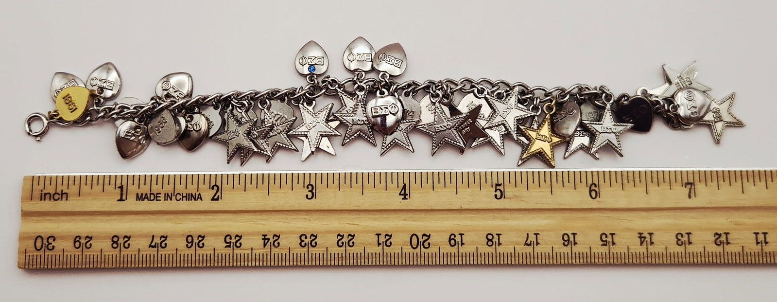 Beta Sigma Phi Charm Bracelet - 7