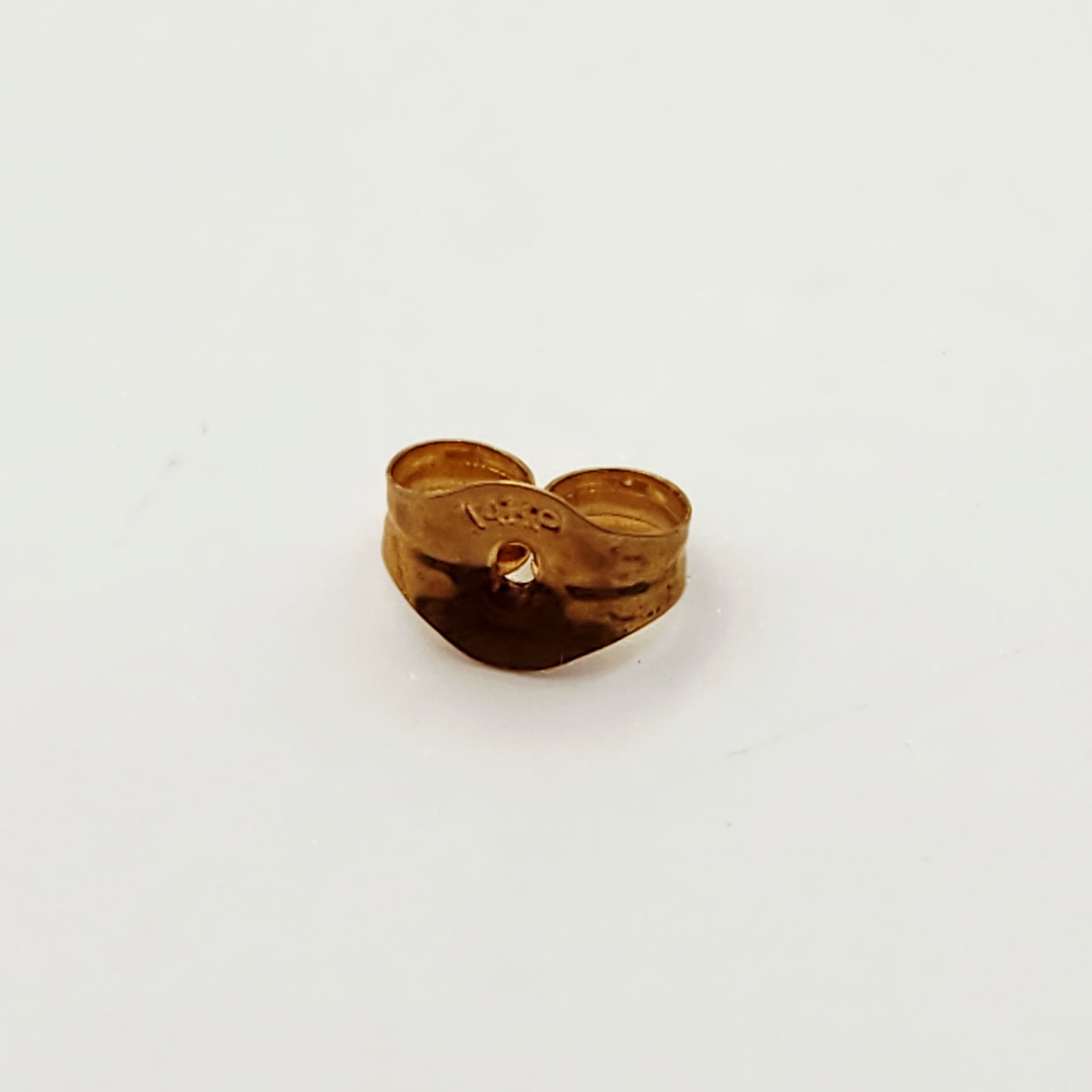 14K Gold Jade Studs Earrings - 4