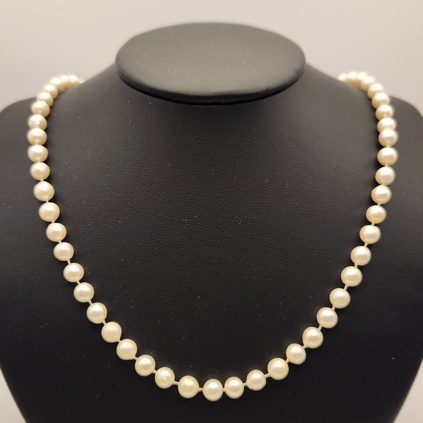 14K Clasp Pearl Necklace (1 of 7)