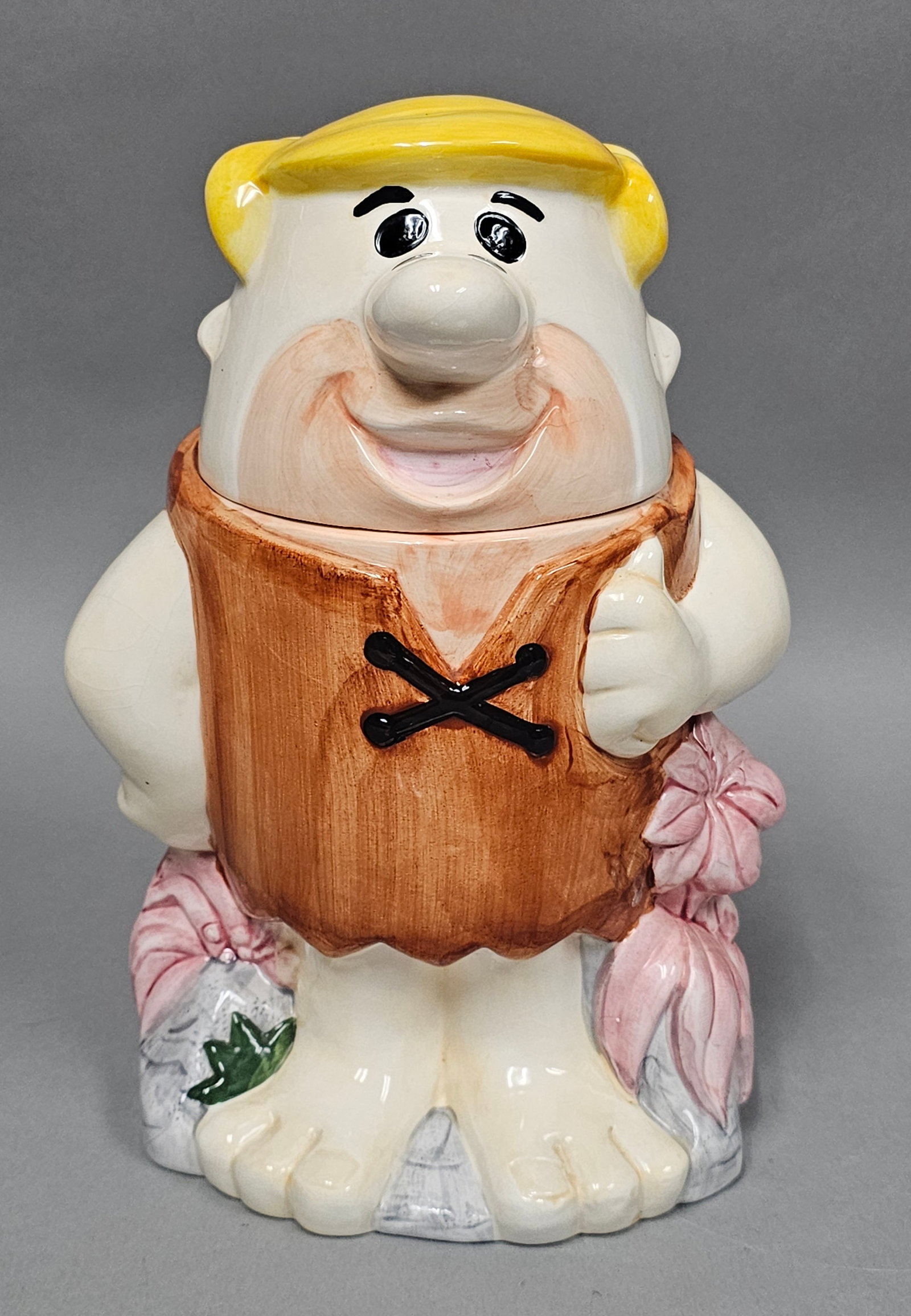 Ceramic Barney Rubble Cookie Jar