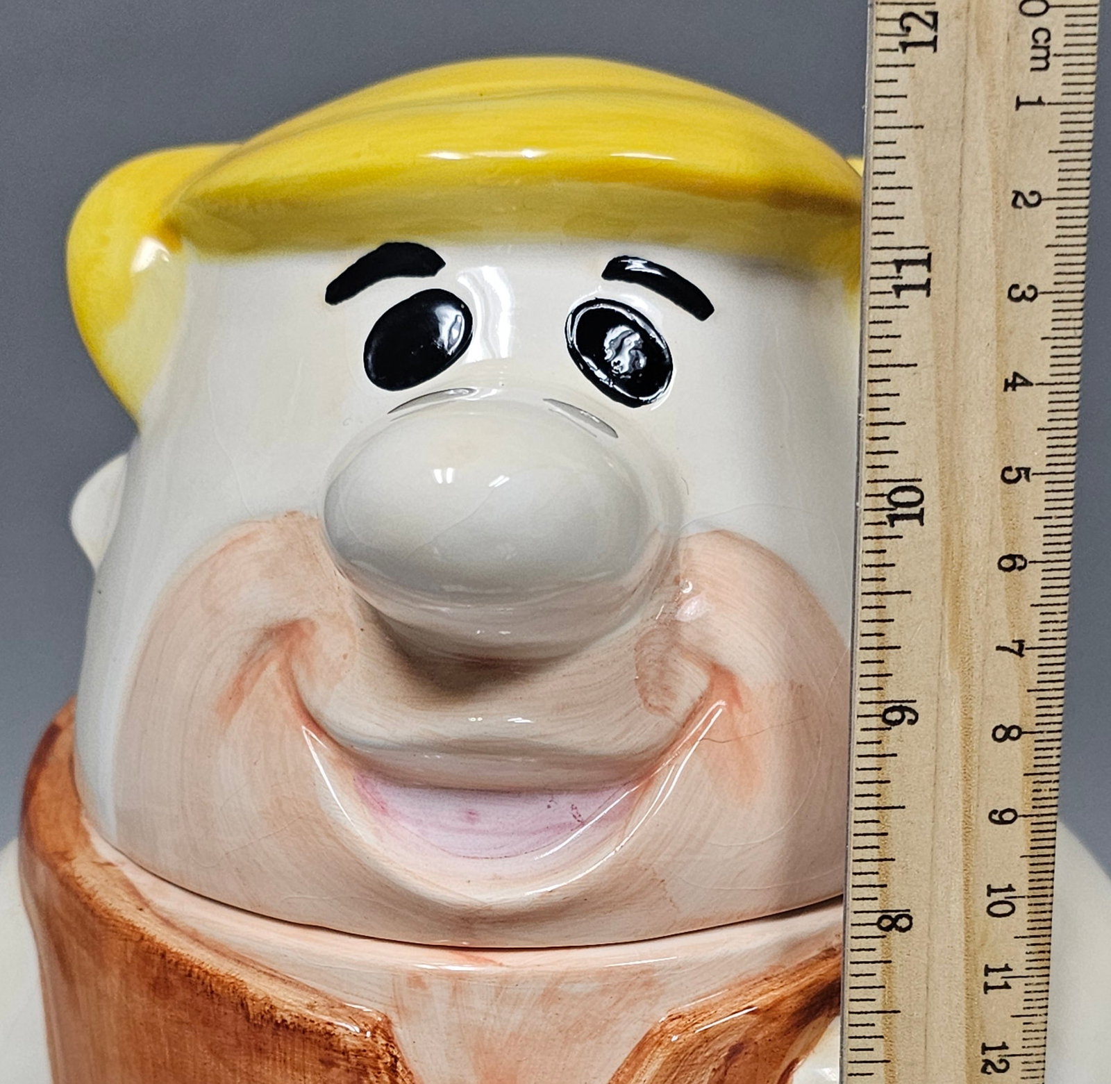 Ceramic Barney Rubble Cookie Jar - 2