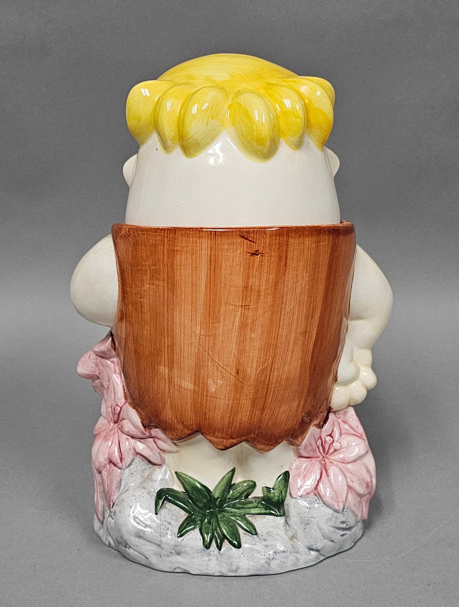 Ceramic Barney Rubble Cookie Jar - 4