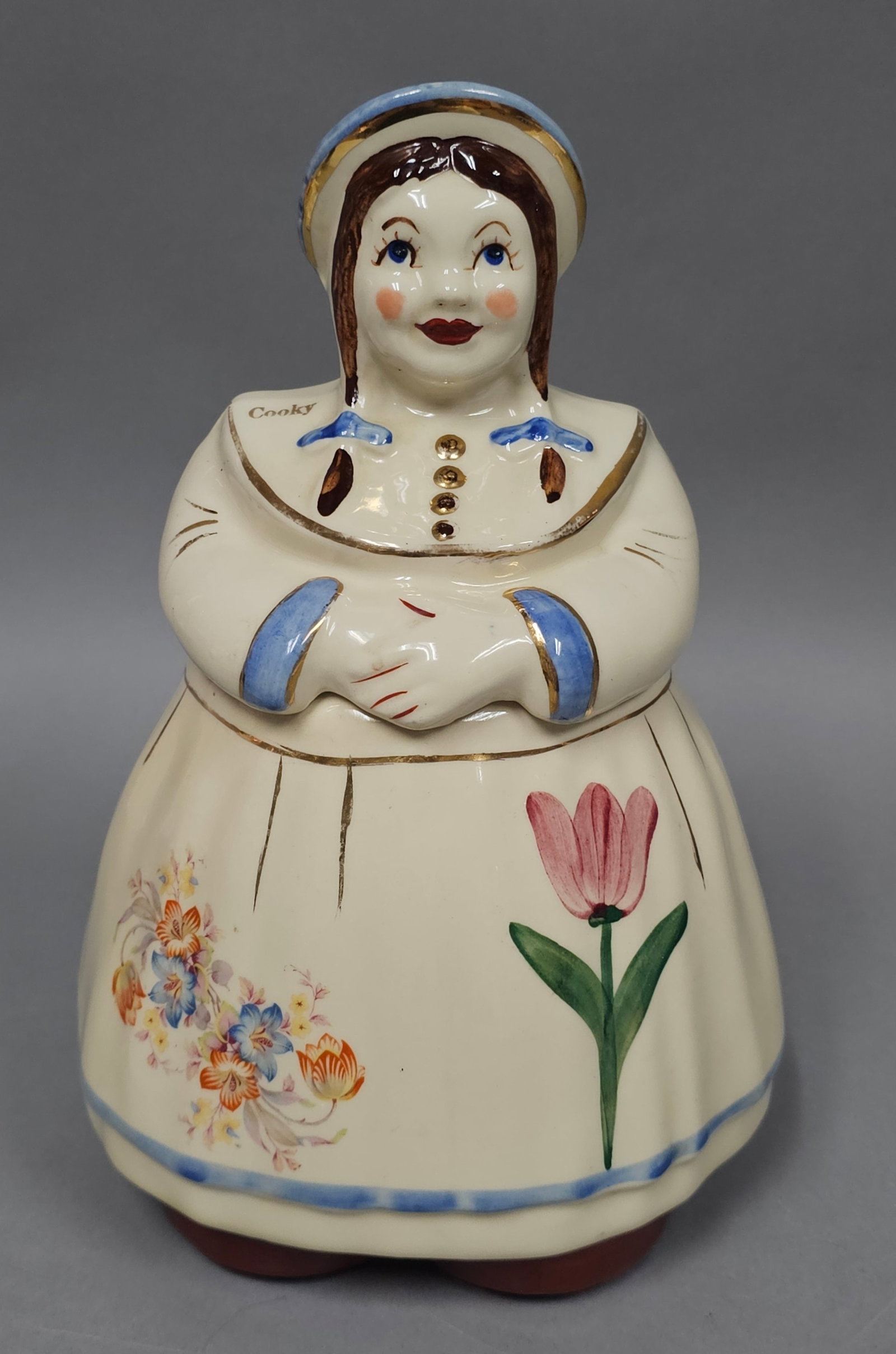 Cooky U.S.A. Ceramic Dutch Girl Cookie Jar (1 of 9)
