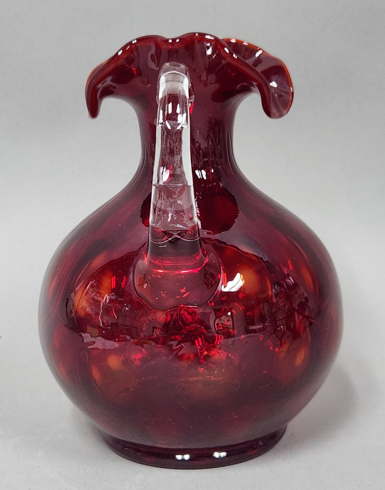Fenton Ruby Coin Dot Pitcher - 2