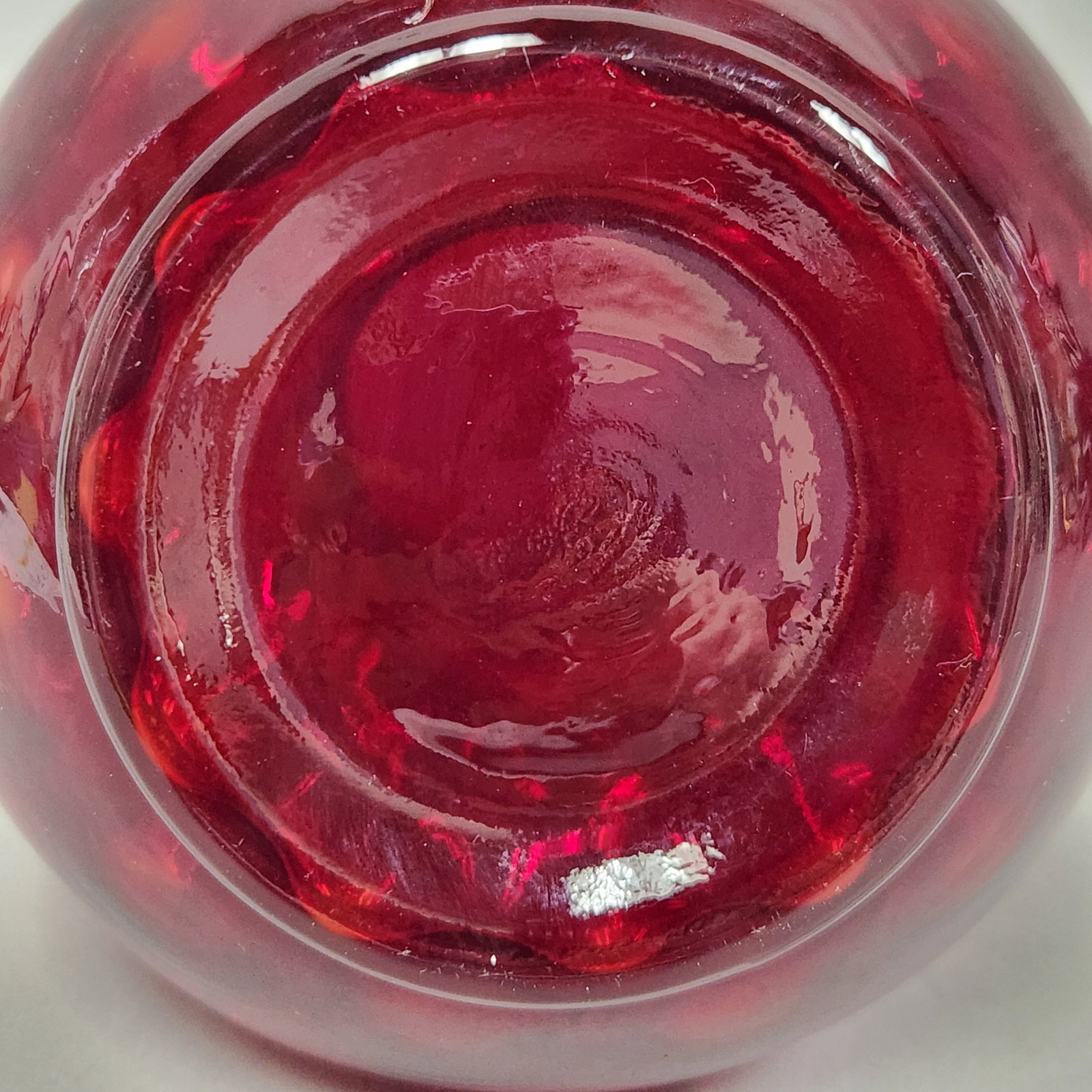 Fenton Ruby Coin Dot Pitcher - 6