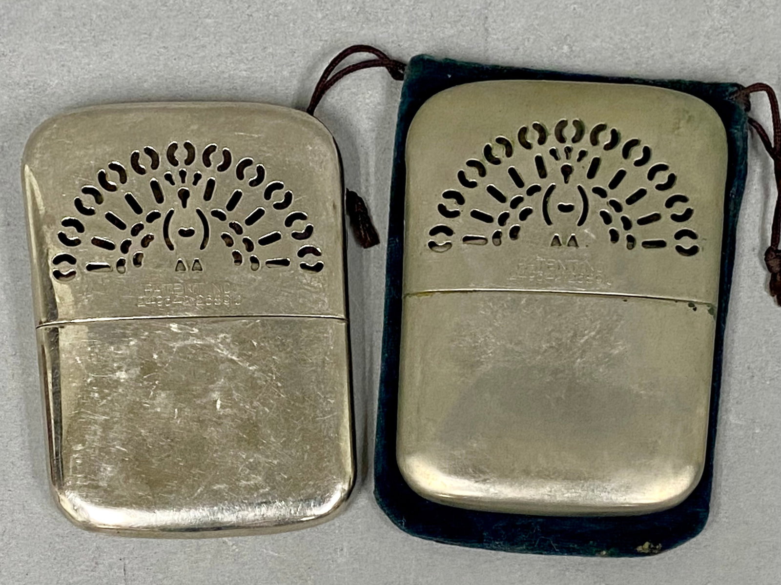 Occupied Japan Plated Peacock Hand Warmers (1 of 4)