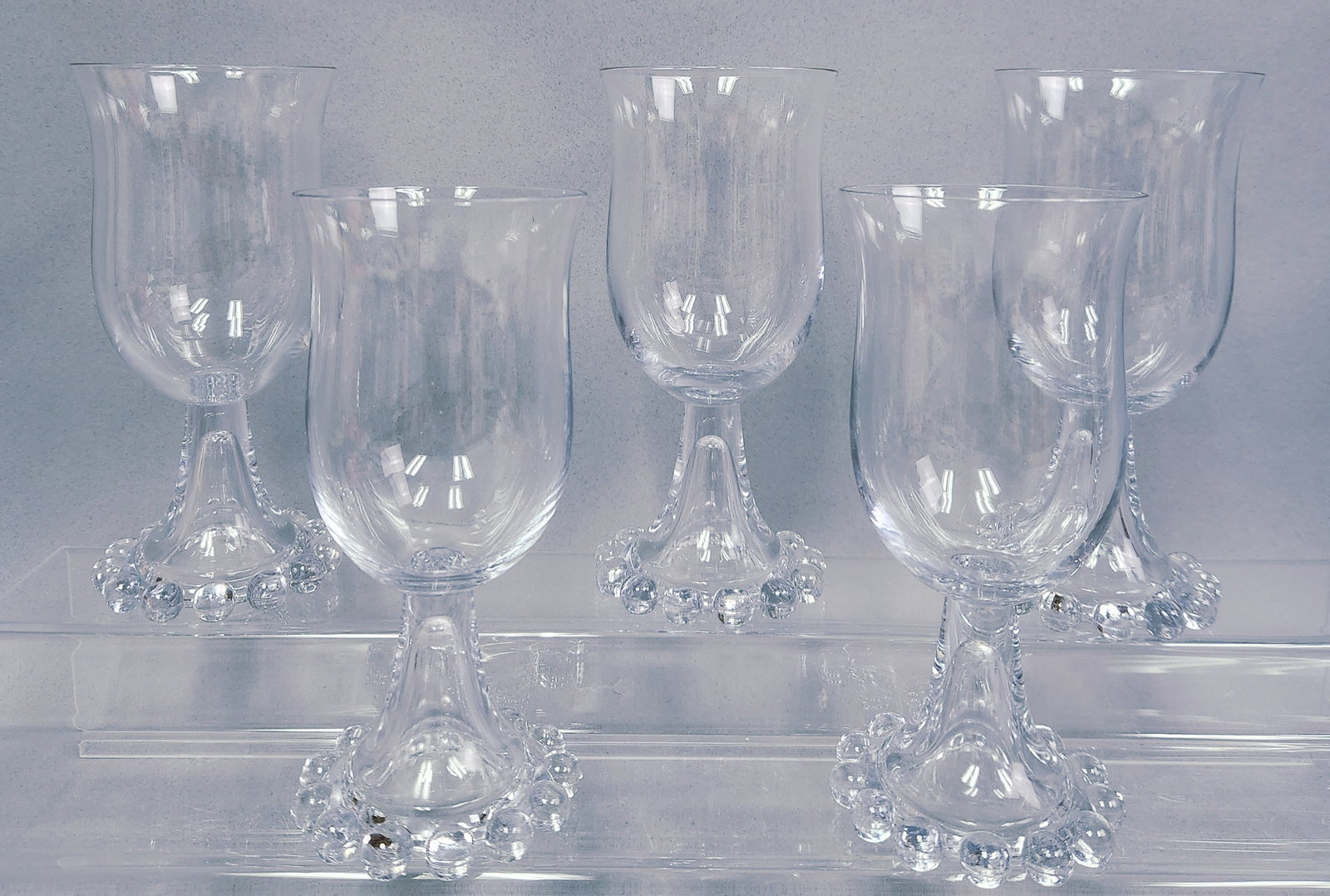 Imperial Glass Candlewick Goblets (1 of 4)