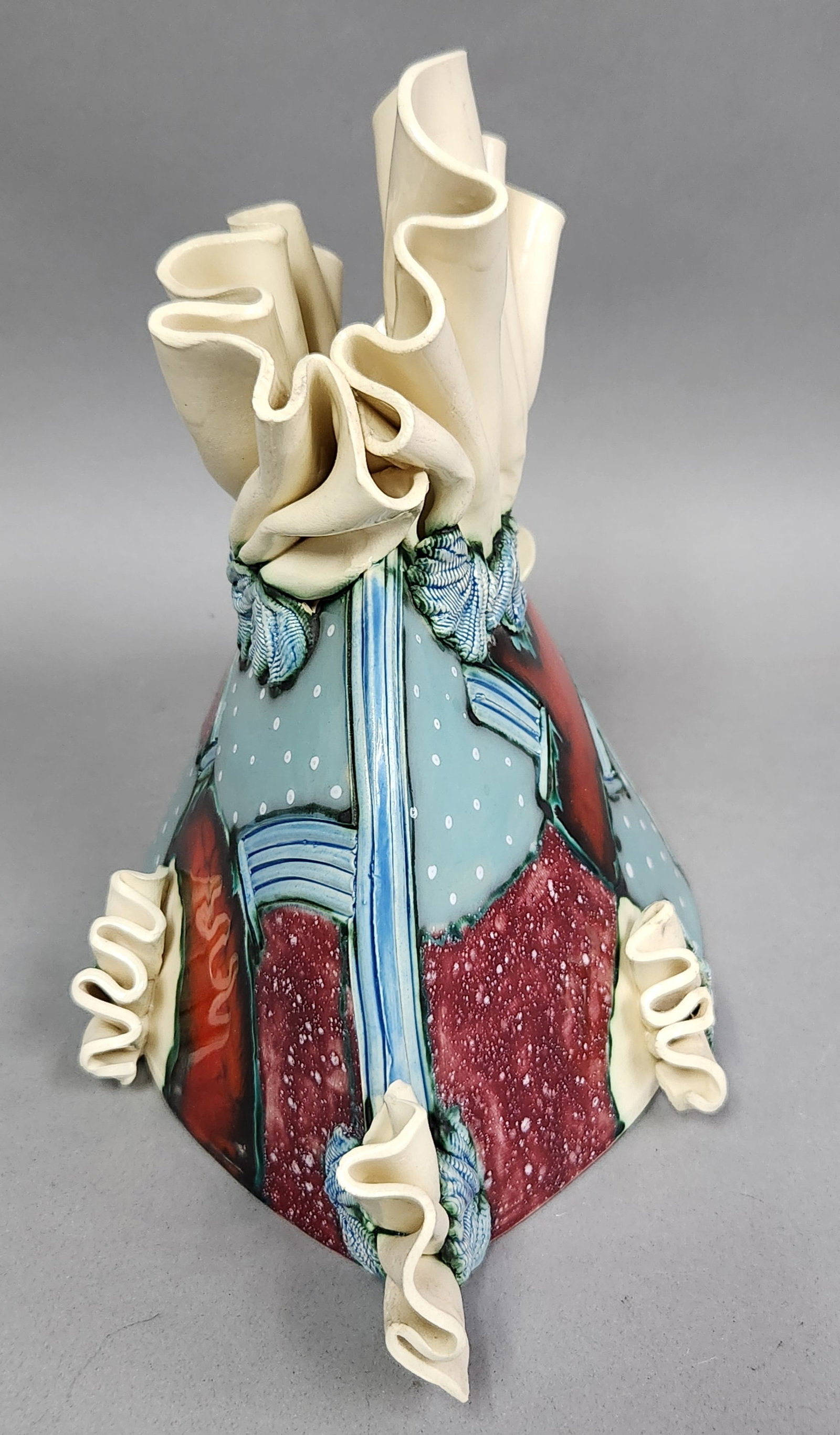 Ceramic Fish Sculpture Signed - 5