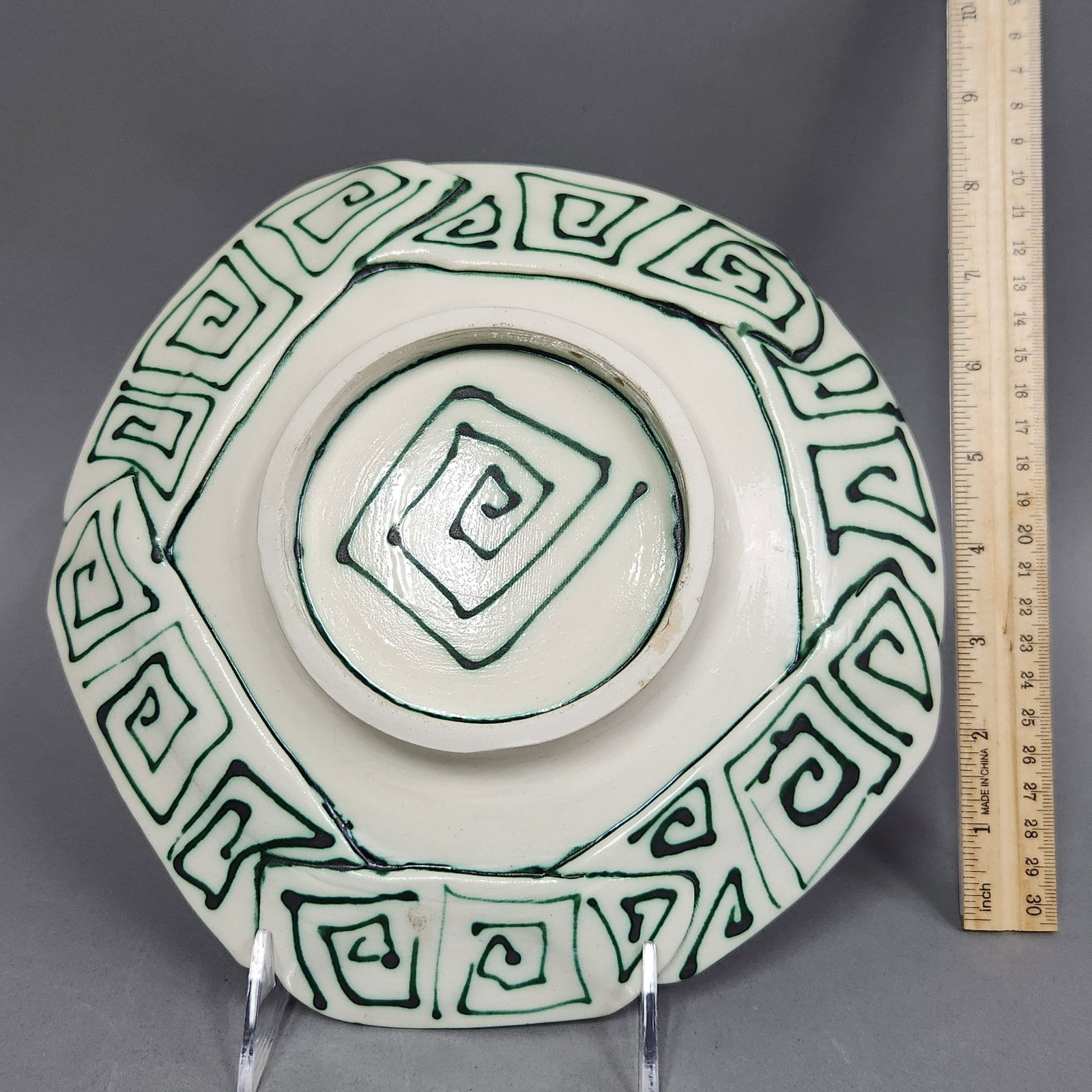 Glazed Ceramic Tropical Plates - 7