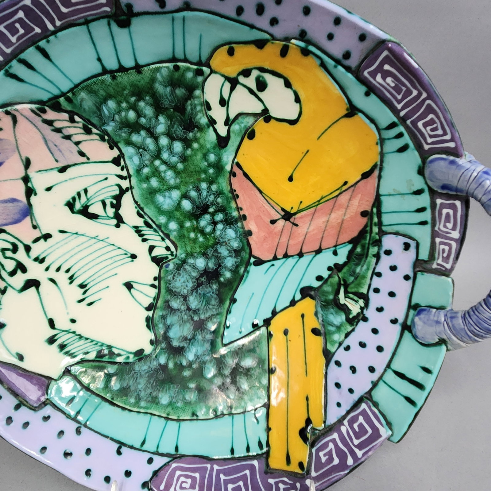 Ceramic Figurative Handled Bowl - 3