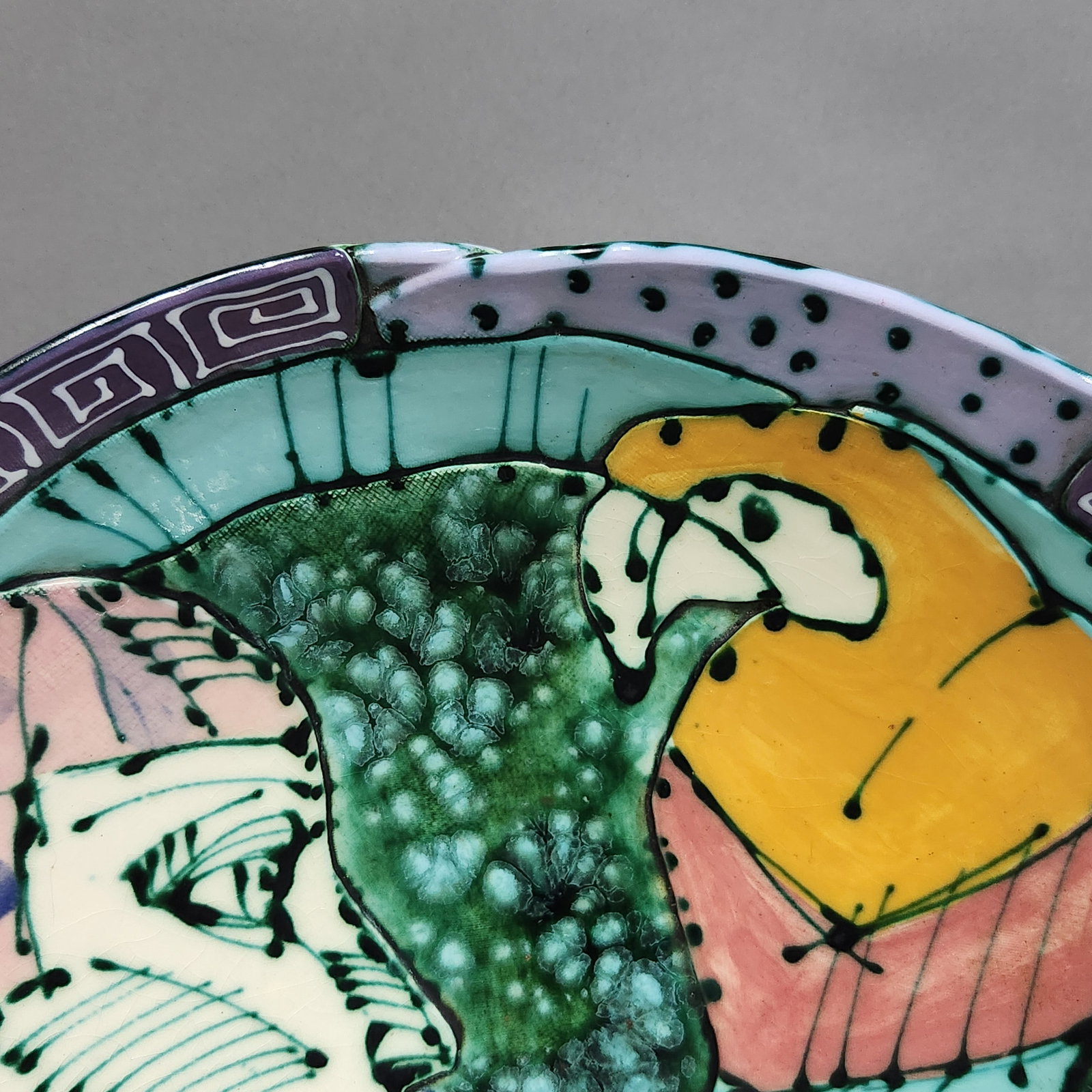 Ceramic Figurative Handled Bowl - 5