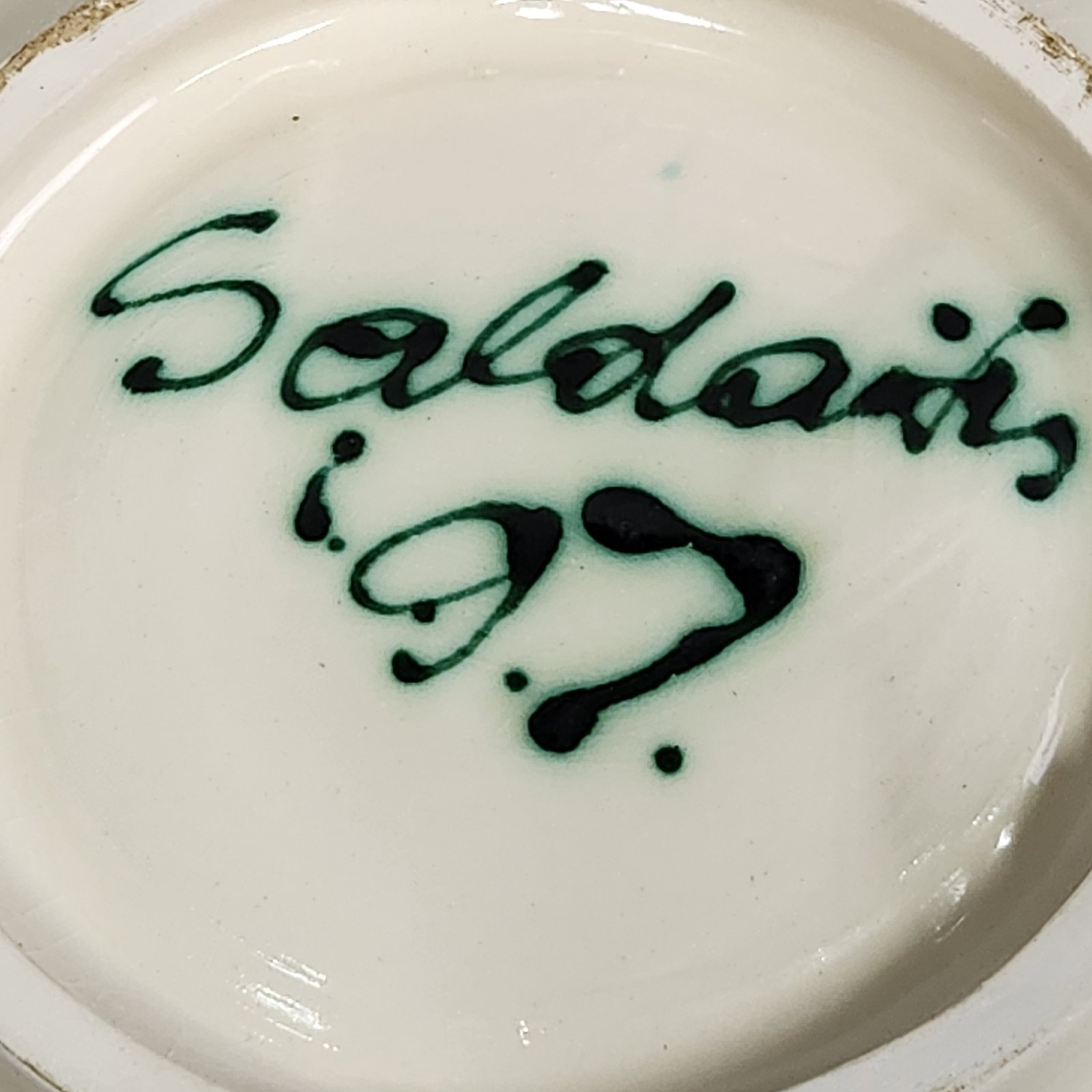 Ceramic Figurative Handled Bowl - 8