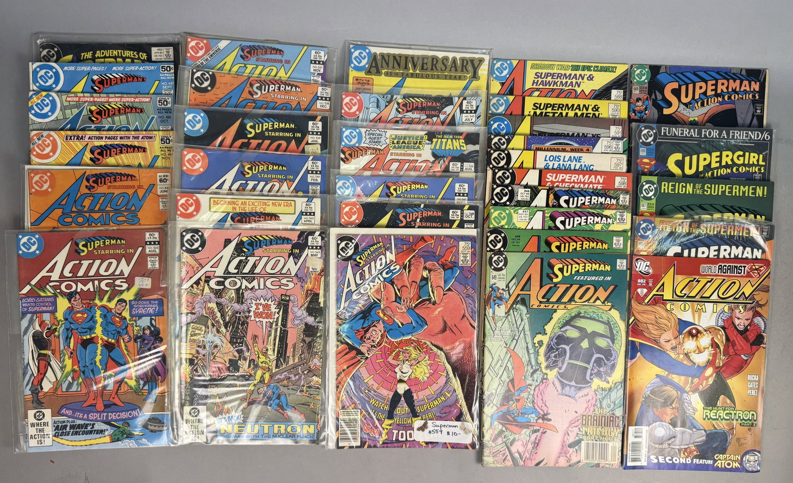 Assortment of DC Action Comics Superman (1 of 8)