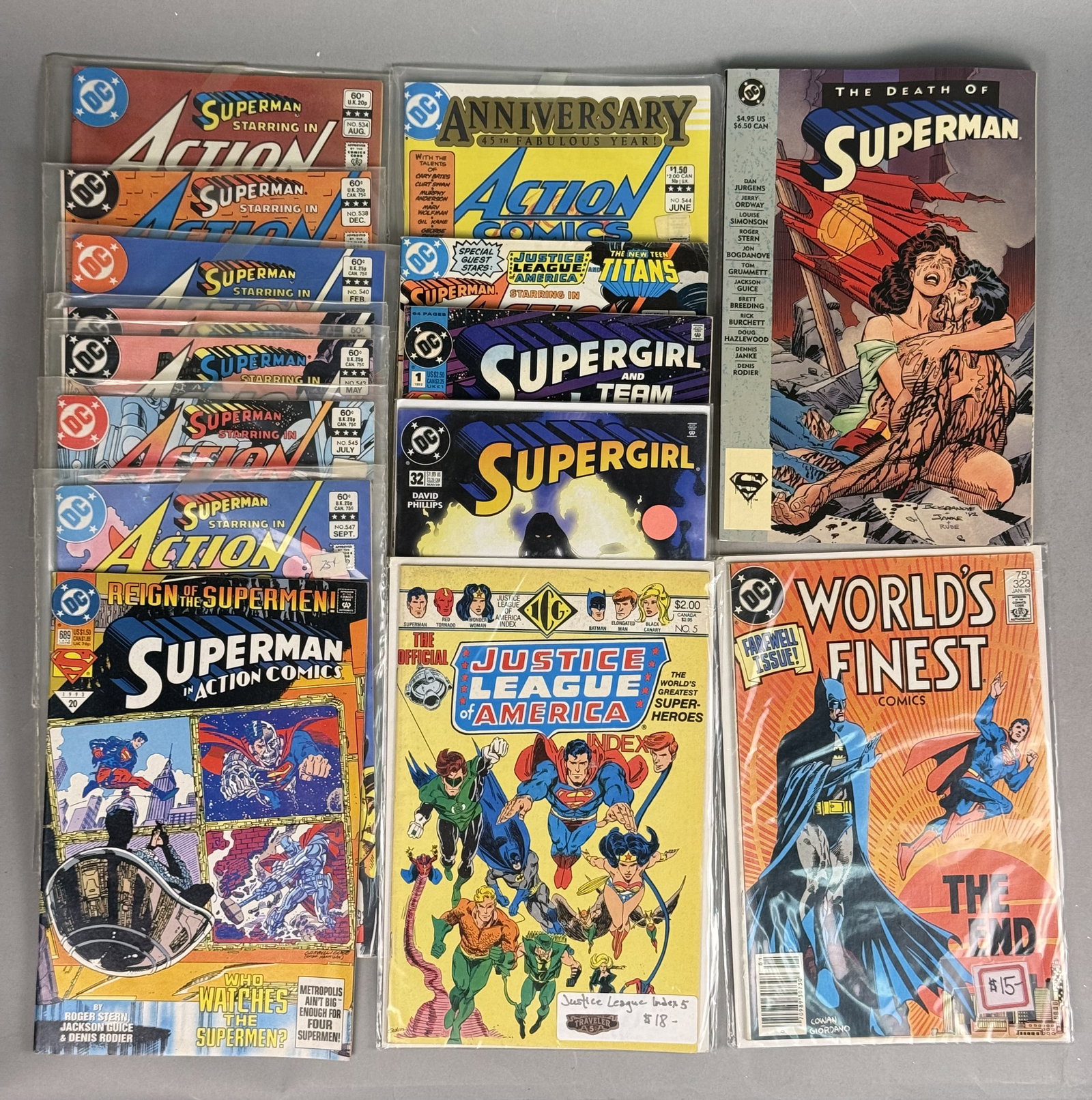 DC Comics Superman Comic Book Lot (1 of 8)