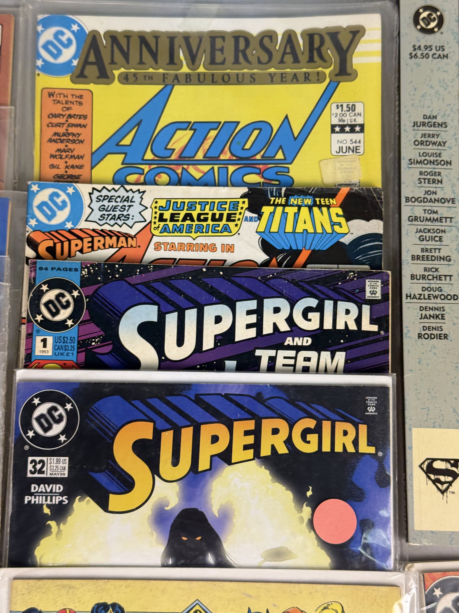 DC Comics Superman Comic Book Lot - 4