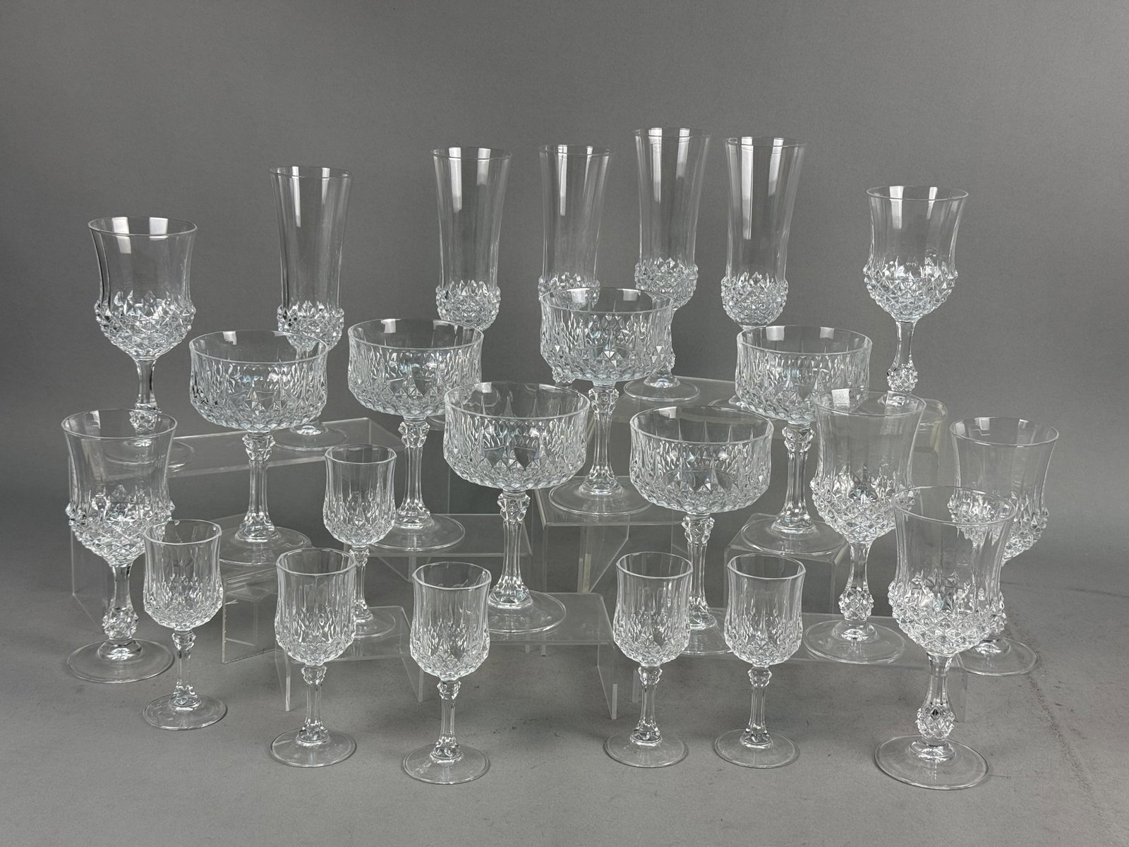 Cristal d'Arques Longchamp Crystal Stemware (1 of 7)