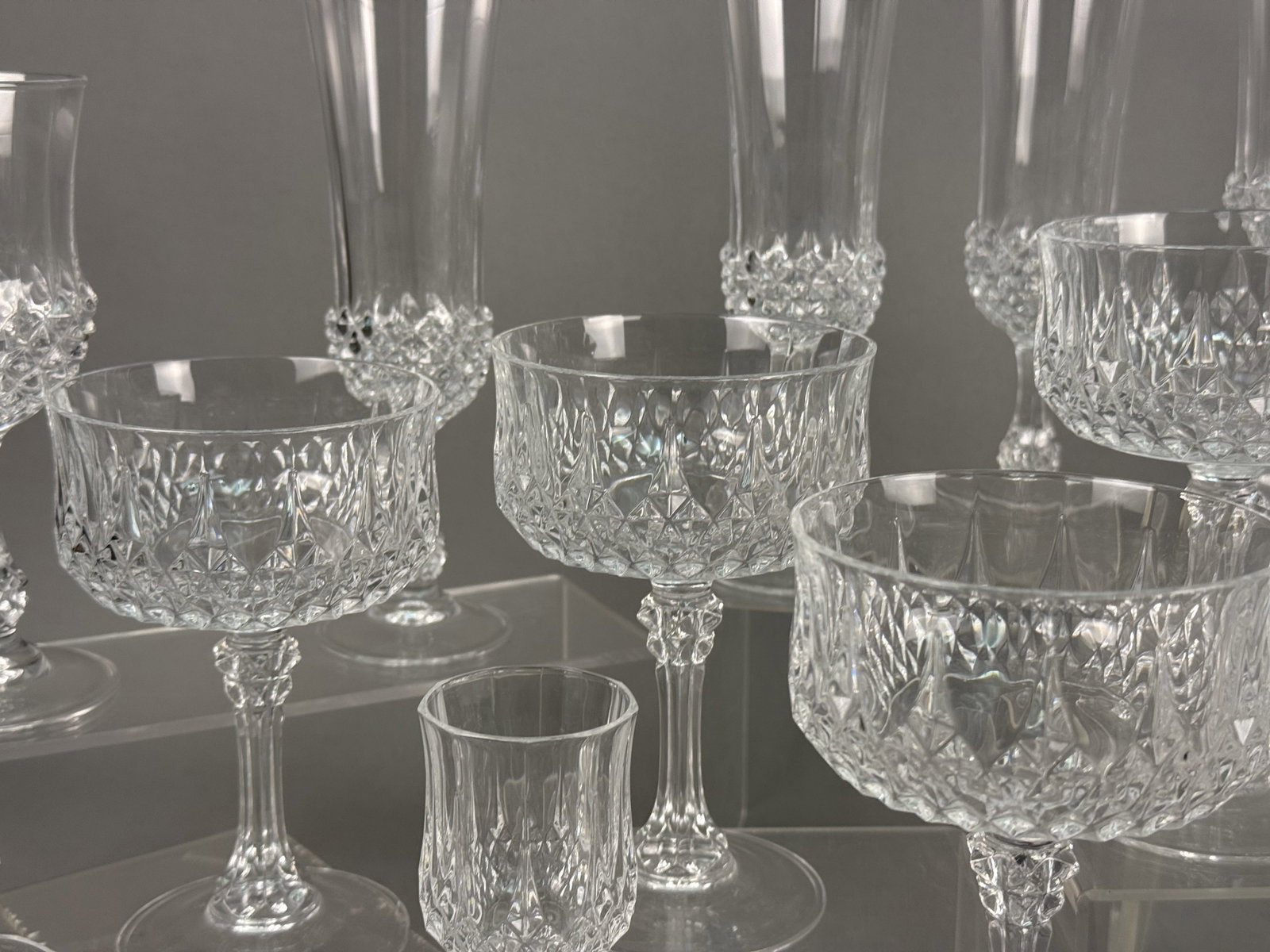 Cristal d'Arques Longchamp Crystal Stemware - 2