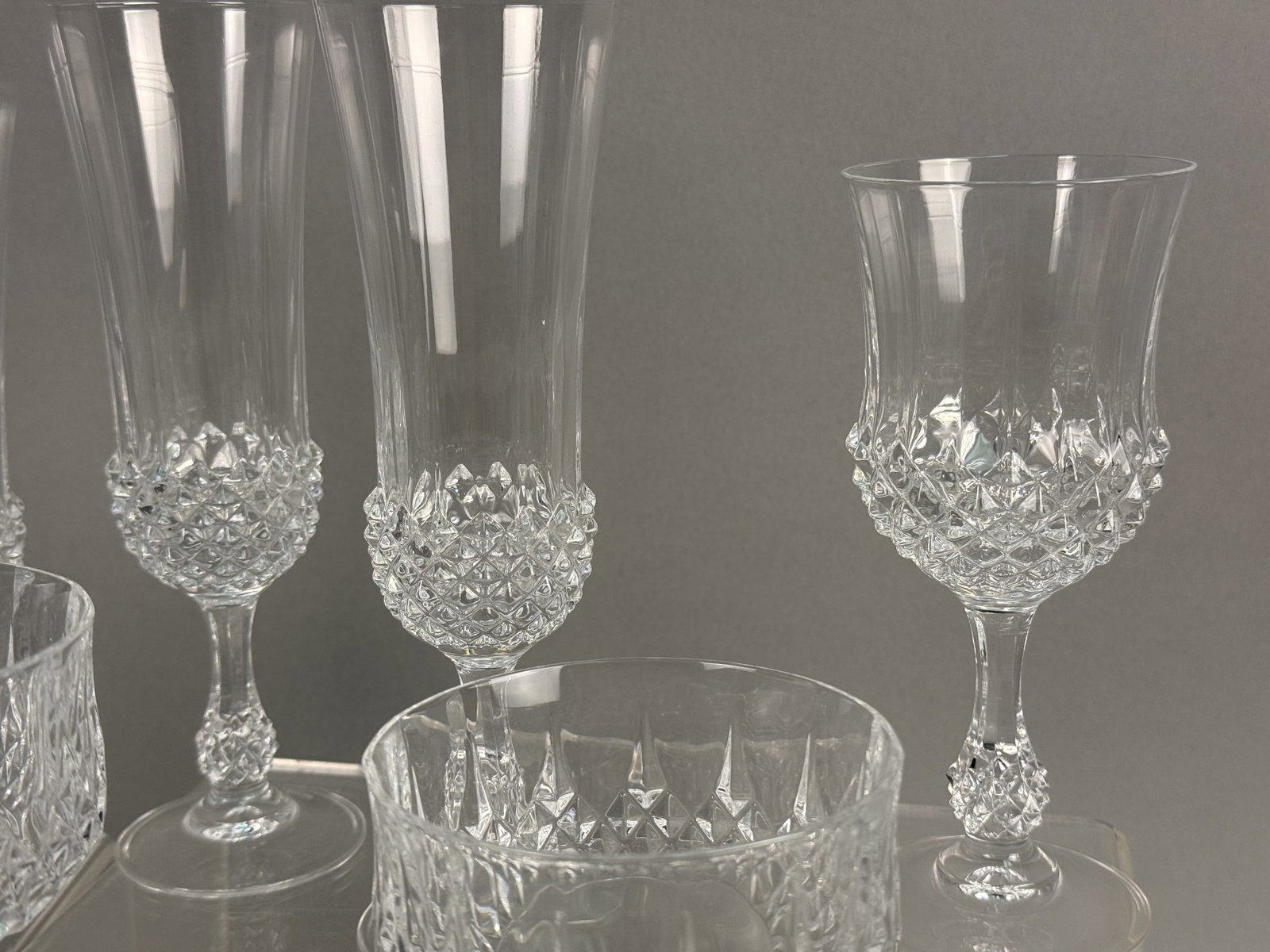 Cristal d'Arques Longchamp Crystal Stemware - 6